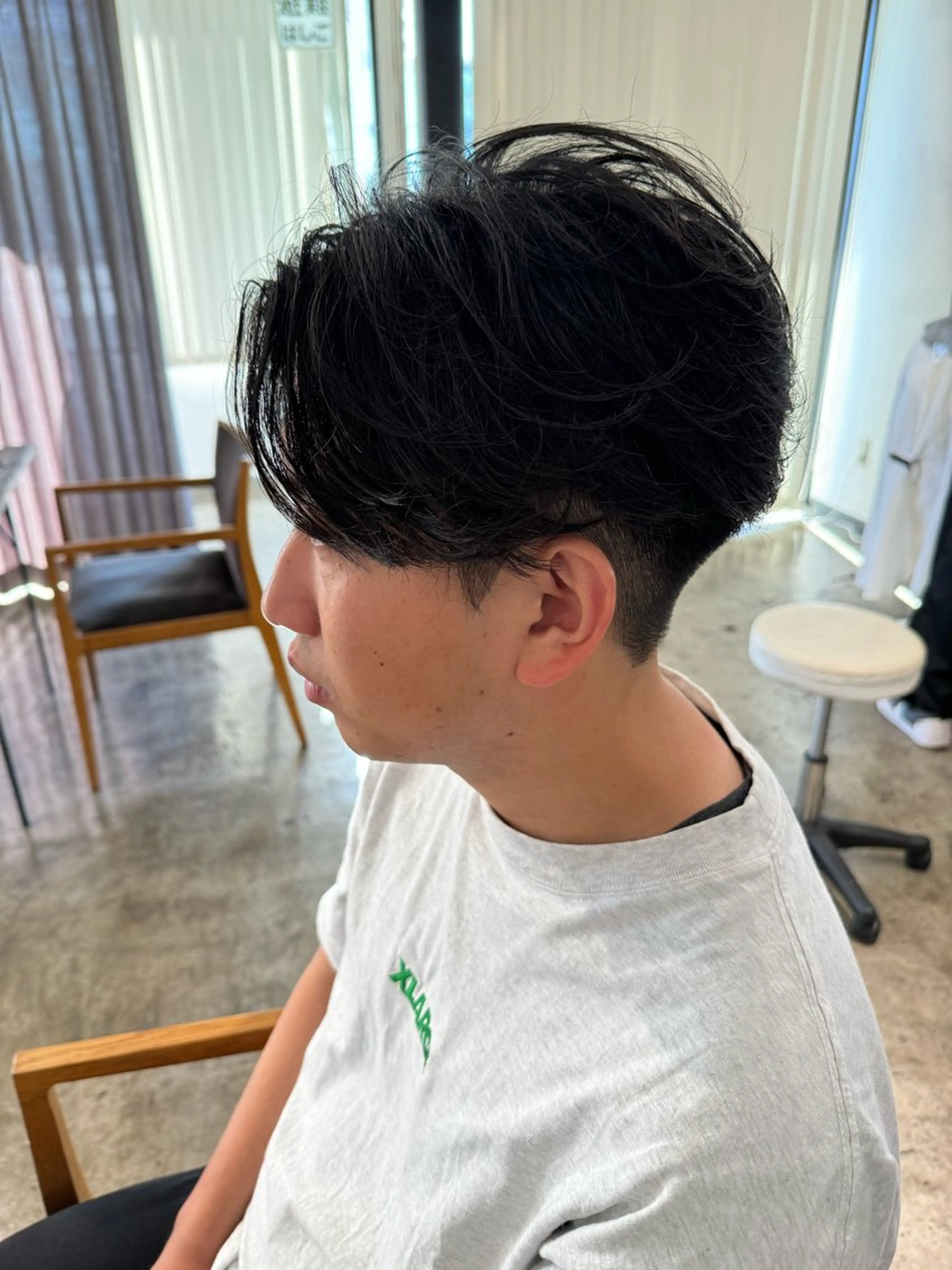 ミディアム カット パーマ メンズケアブリーチ 特化🔥村田のヘアスタイル