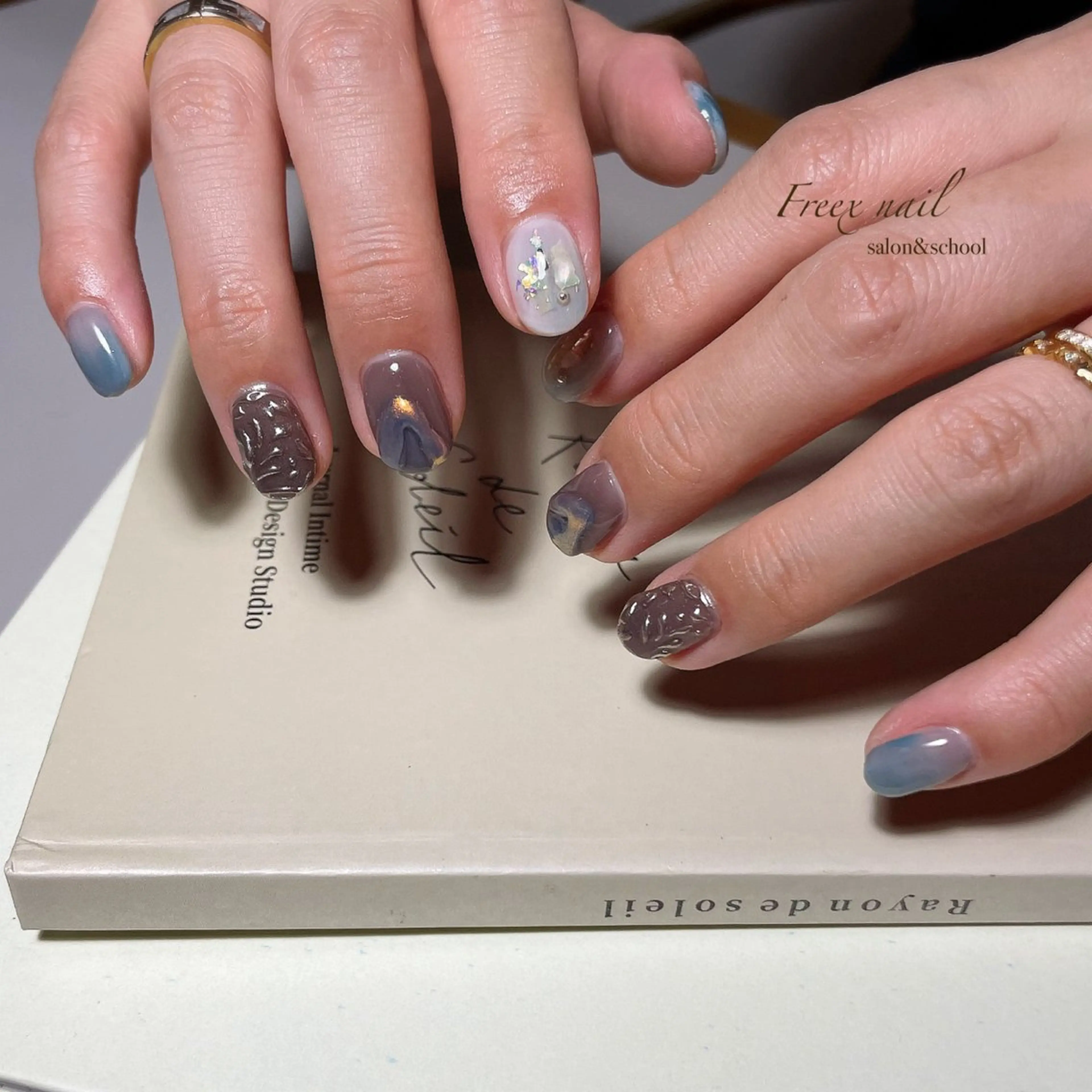 ネイル ハンドネイル フットネイル freex nail /ニュアンス/個性派のネイルデザイン