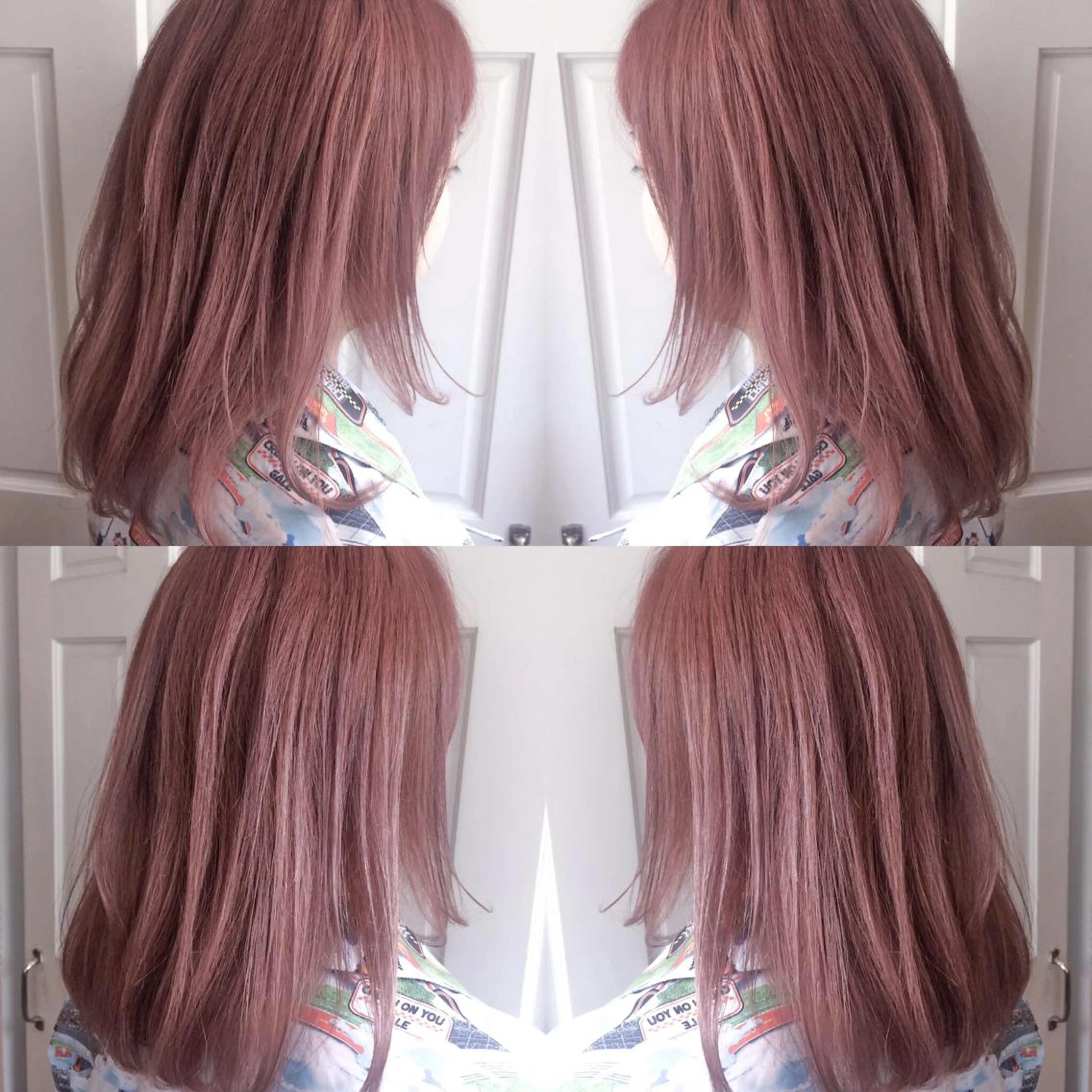 ミディアム ホワイト&レイヤーカ ットエクステ長畠俊輔のヘアスタイル