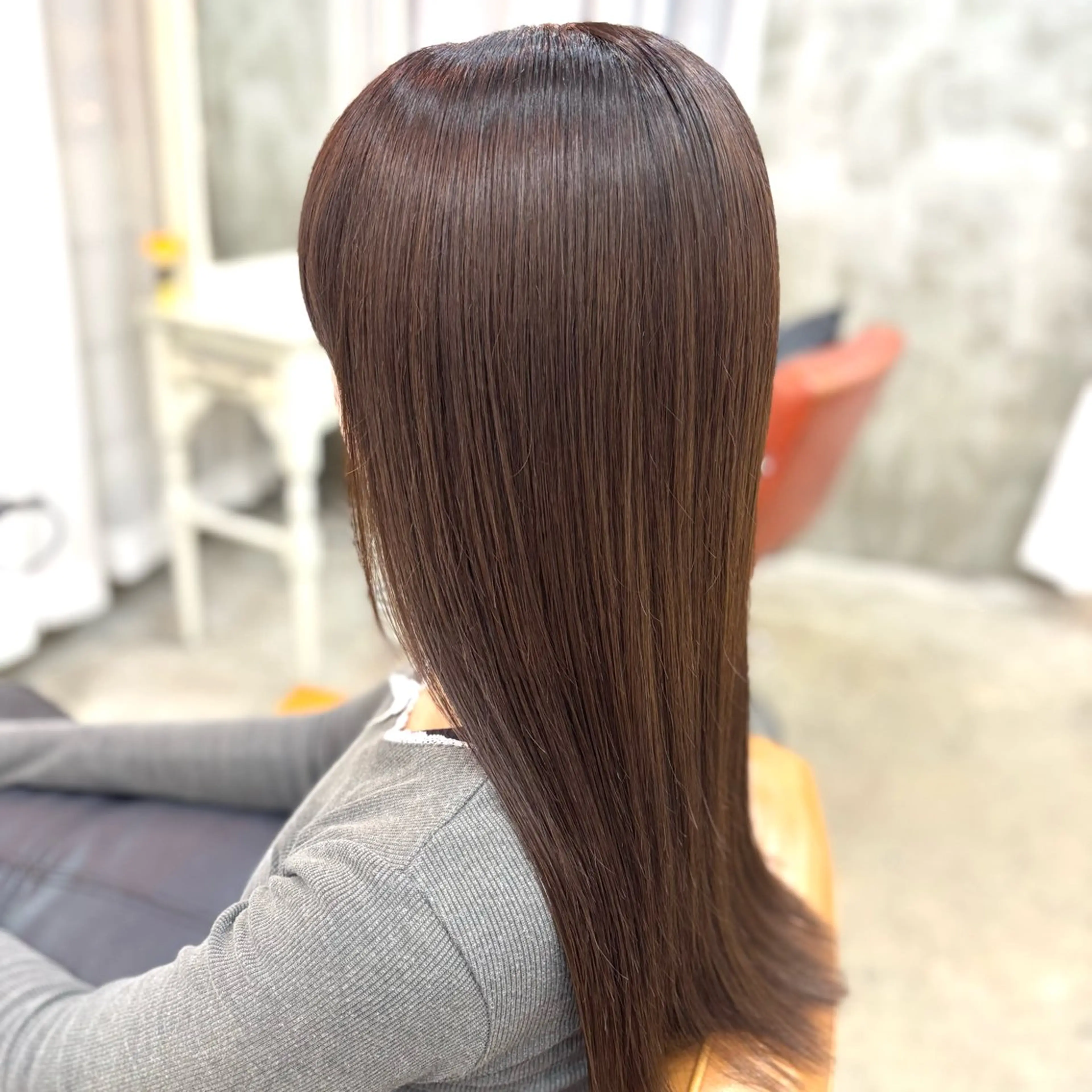 ロング カラー ヘアカラー トリートメント 艶髪‎カラー🤍 RIKAのヘアスタイル