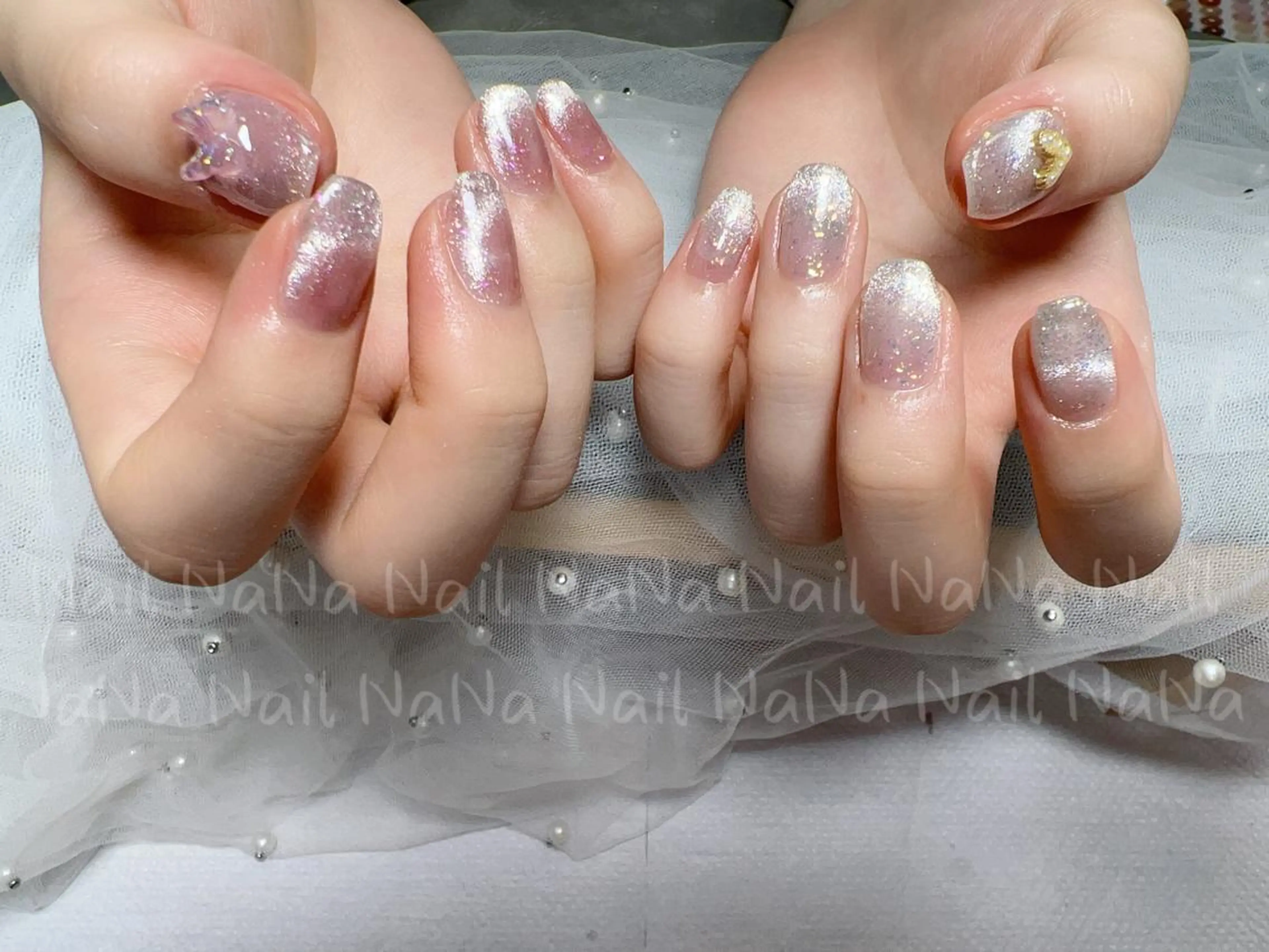 ミディアム カラー ネイル ハンドネイル Nail NaNaのネイルデザイン