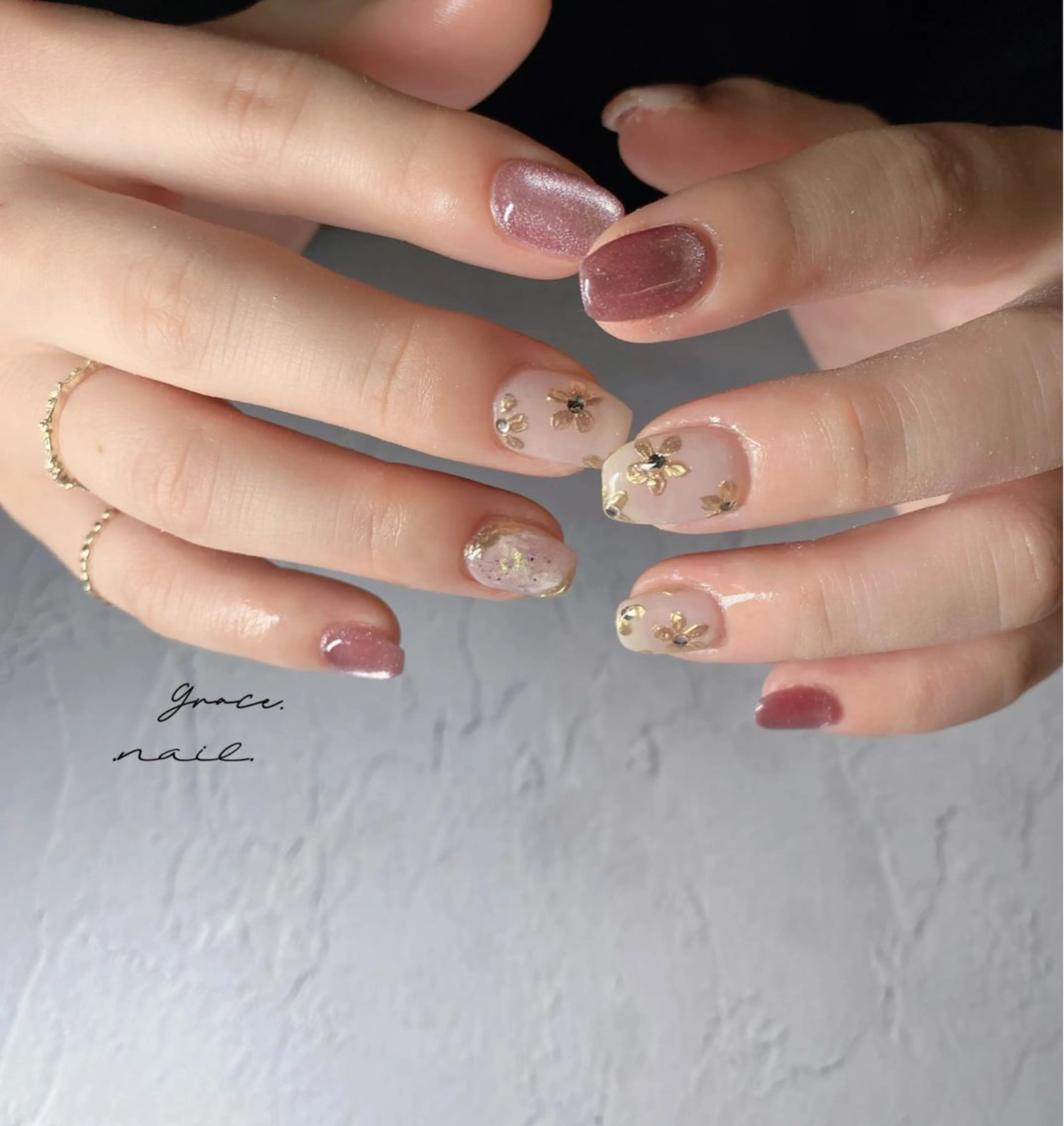 ネイル ハンドネイル ☆*｡Grace Nail｡*☆のネイルデザイン