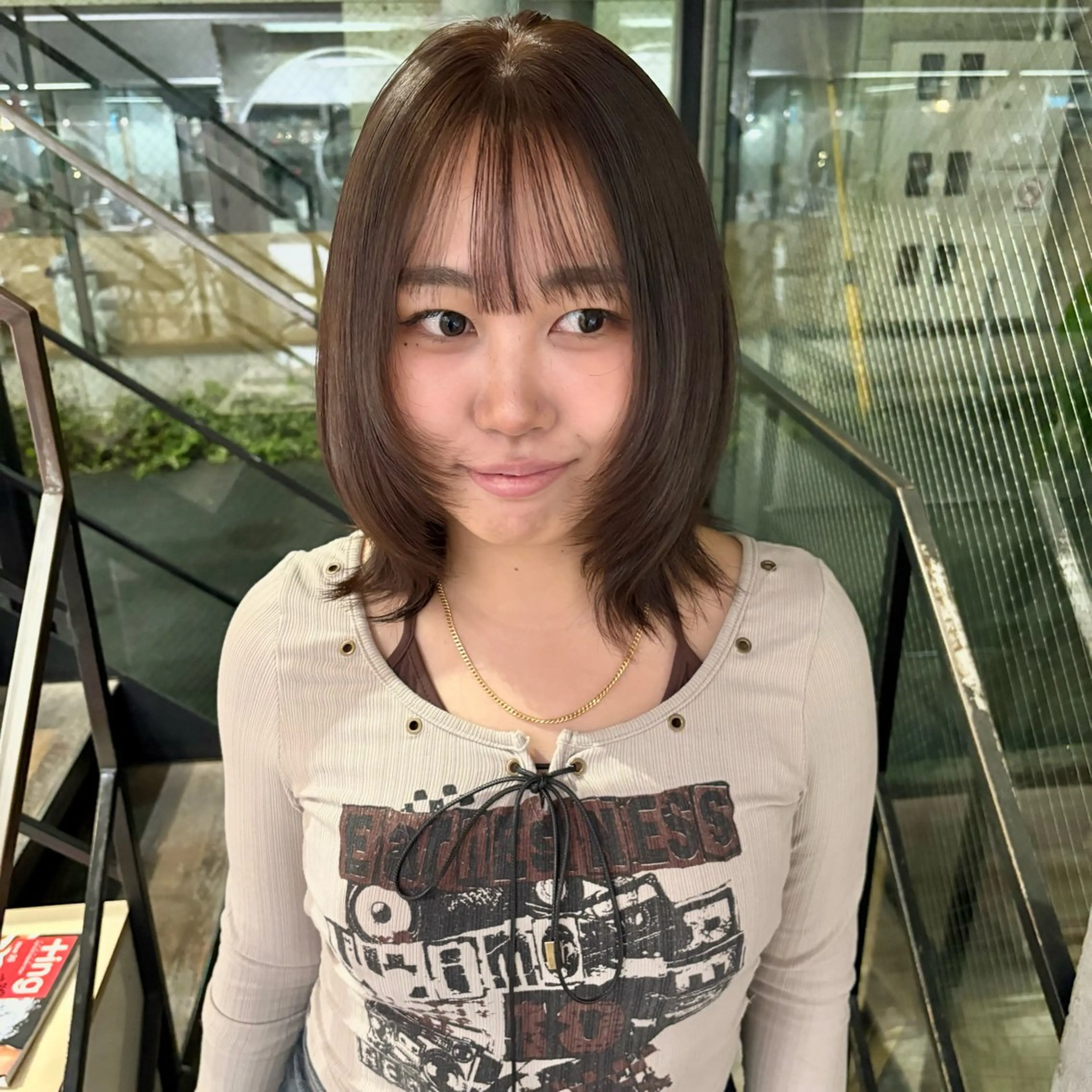 似合わせカット&ブリーチなし🩰柔らかベージュ🤎トリートメントつきの写真