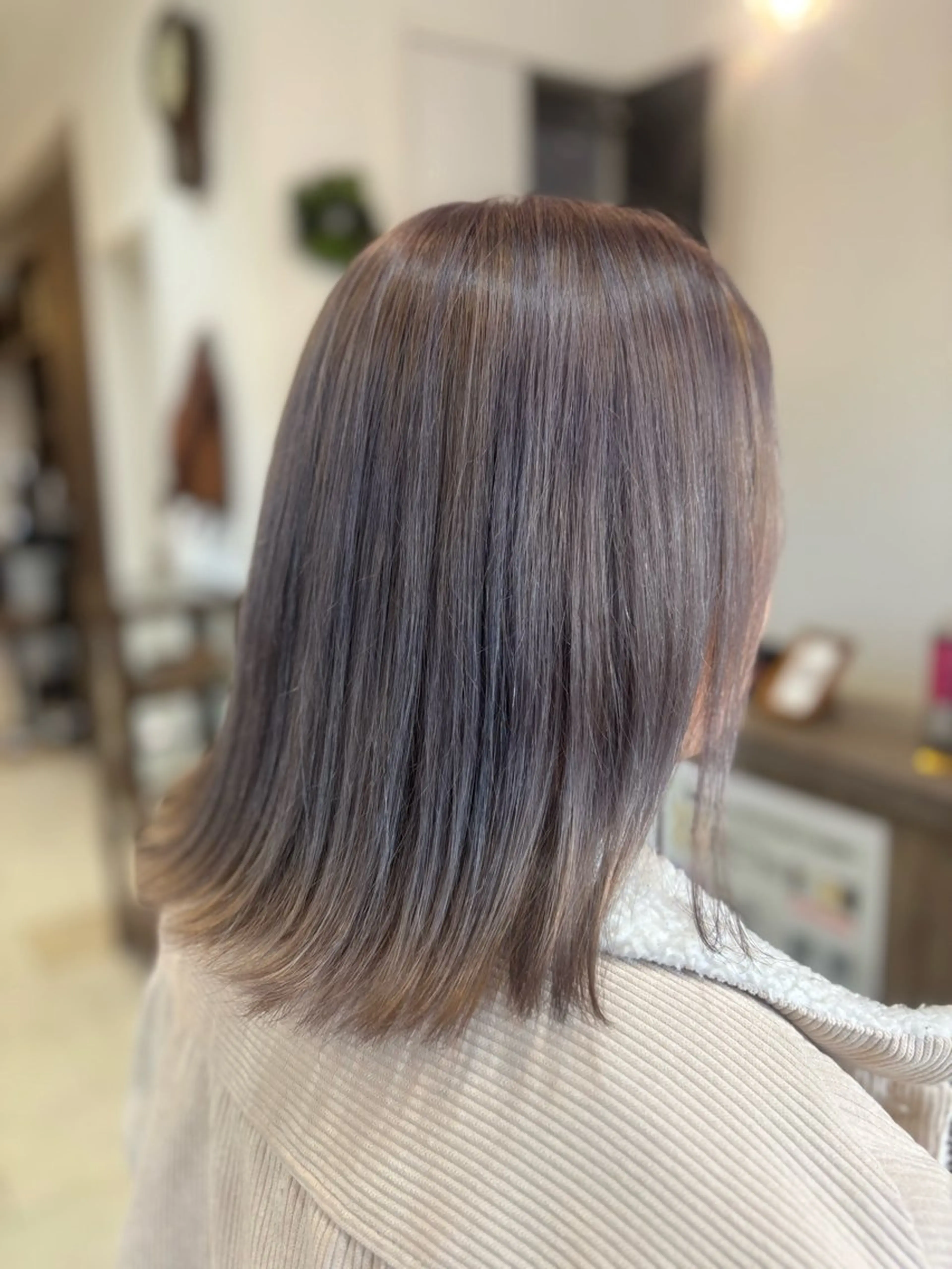 セミロング 💛 みおのヘアスタイル