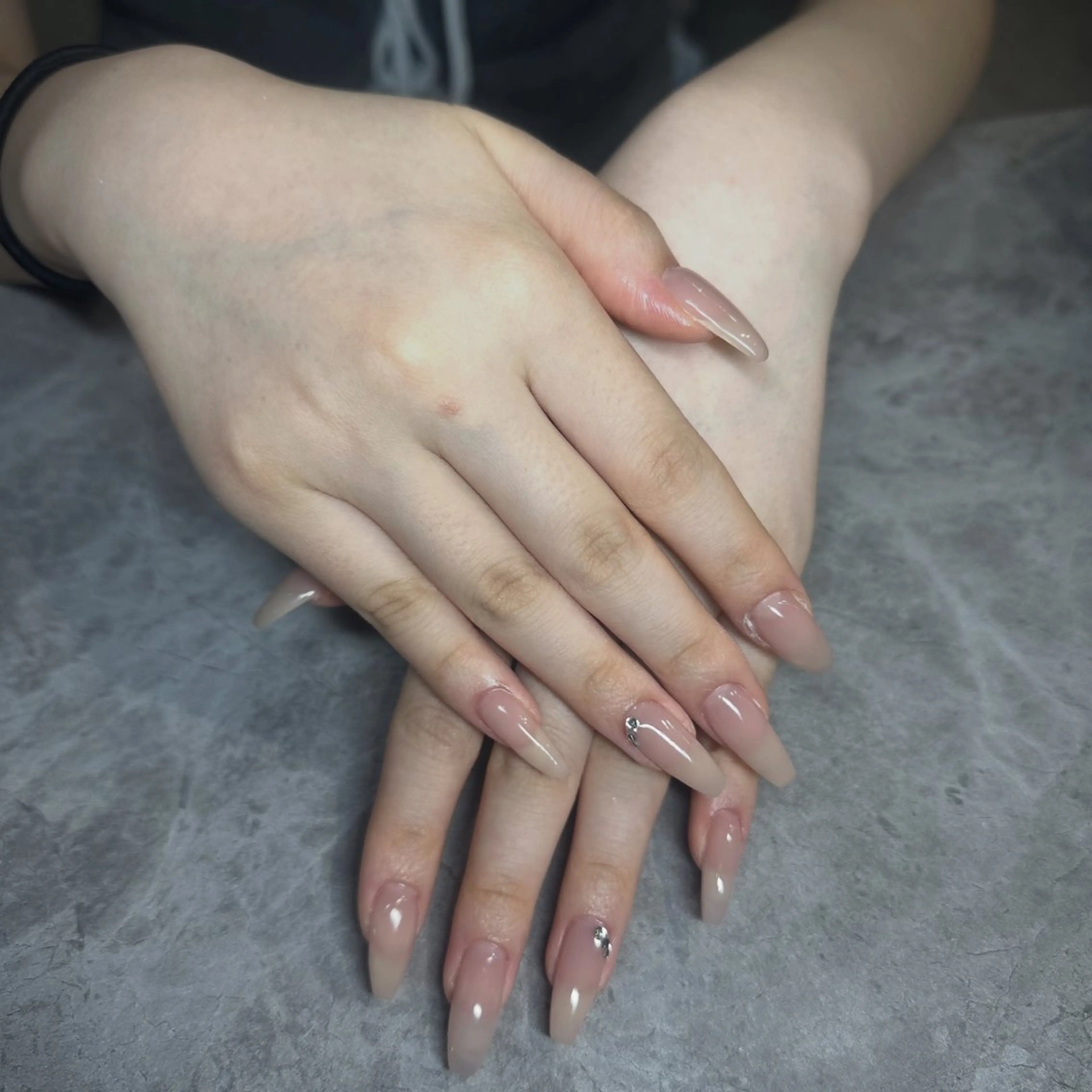 【オフあり】ワンカラーorラメグラデーション🎀🖤の写真