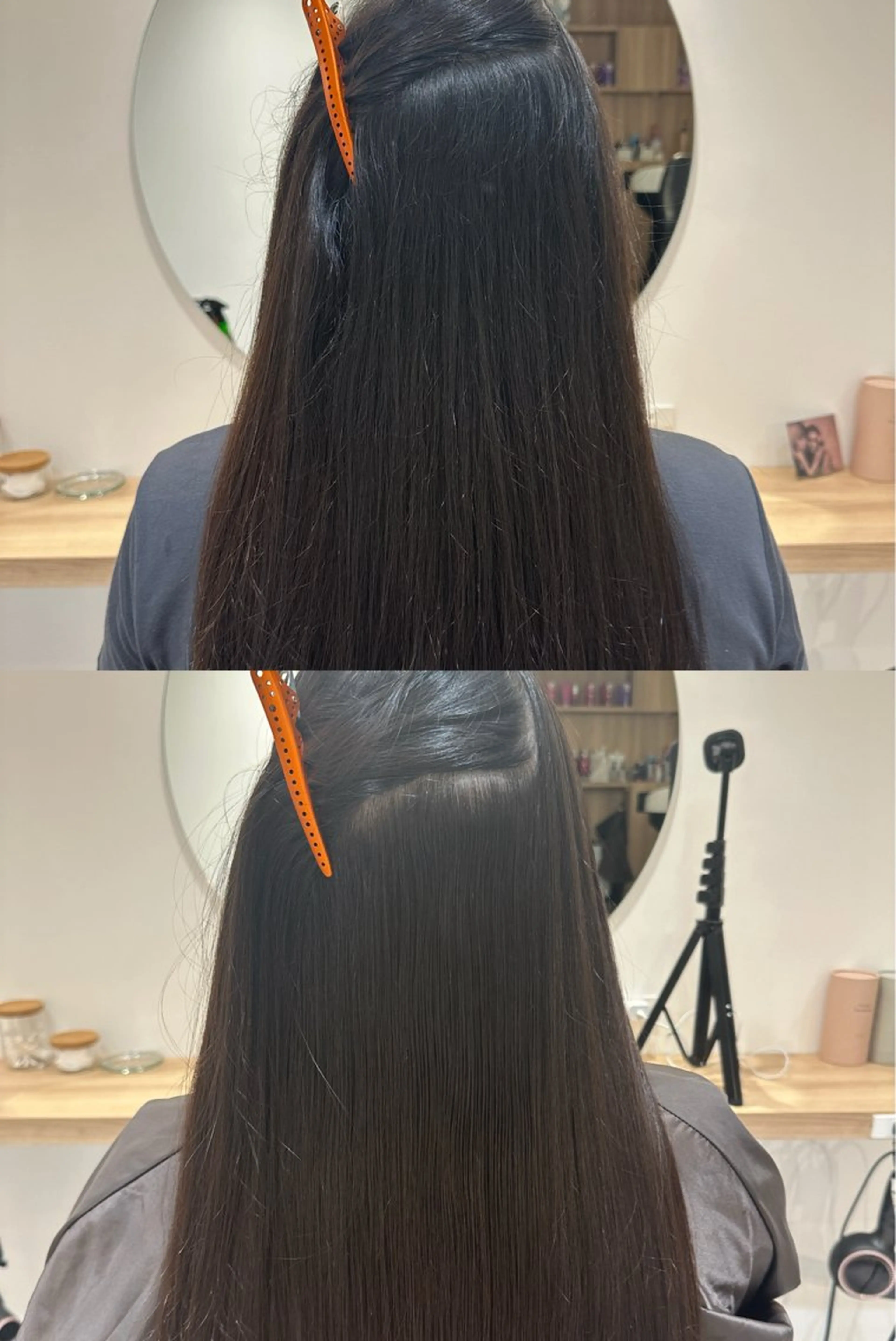 ロング パーマ ストレートパーマ 韓国ｶﾞｰﾘｰ 🎀ミスズ🩰のヘアスタイル