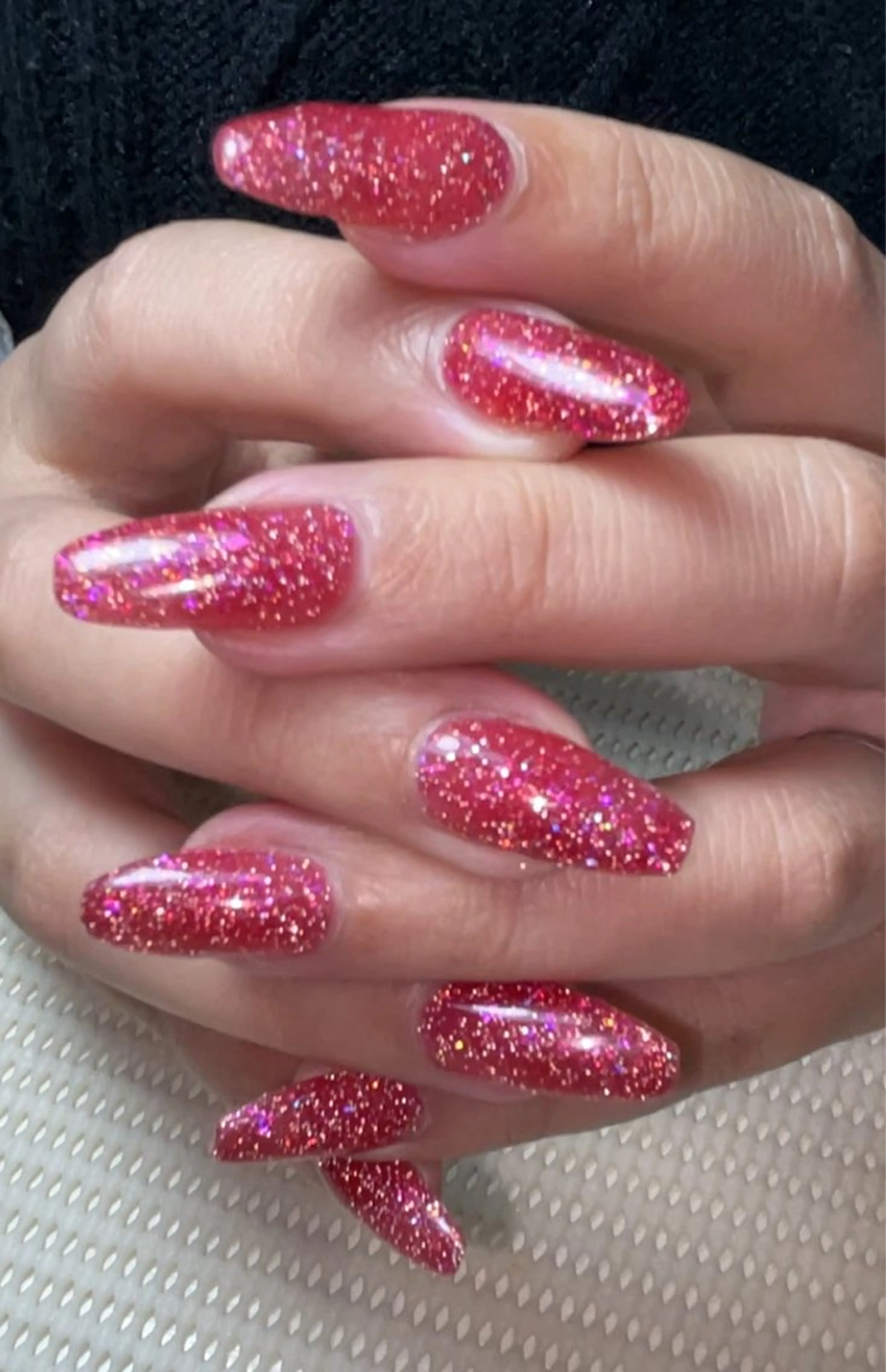 特殊アートネイル(フラッシュ、ミラー、マグネットネイル)の写真