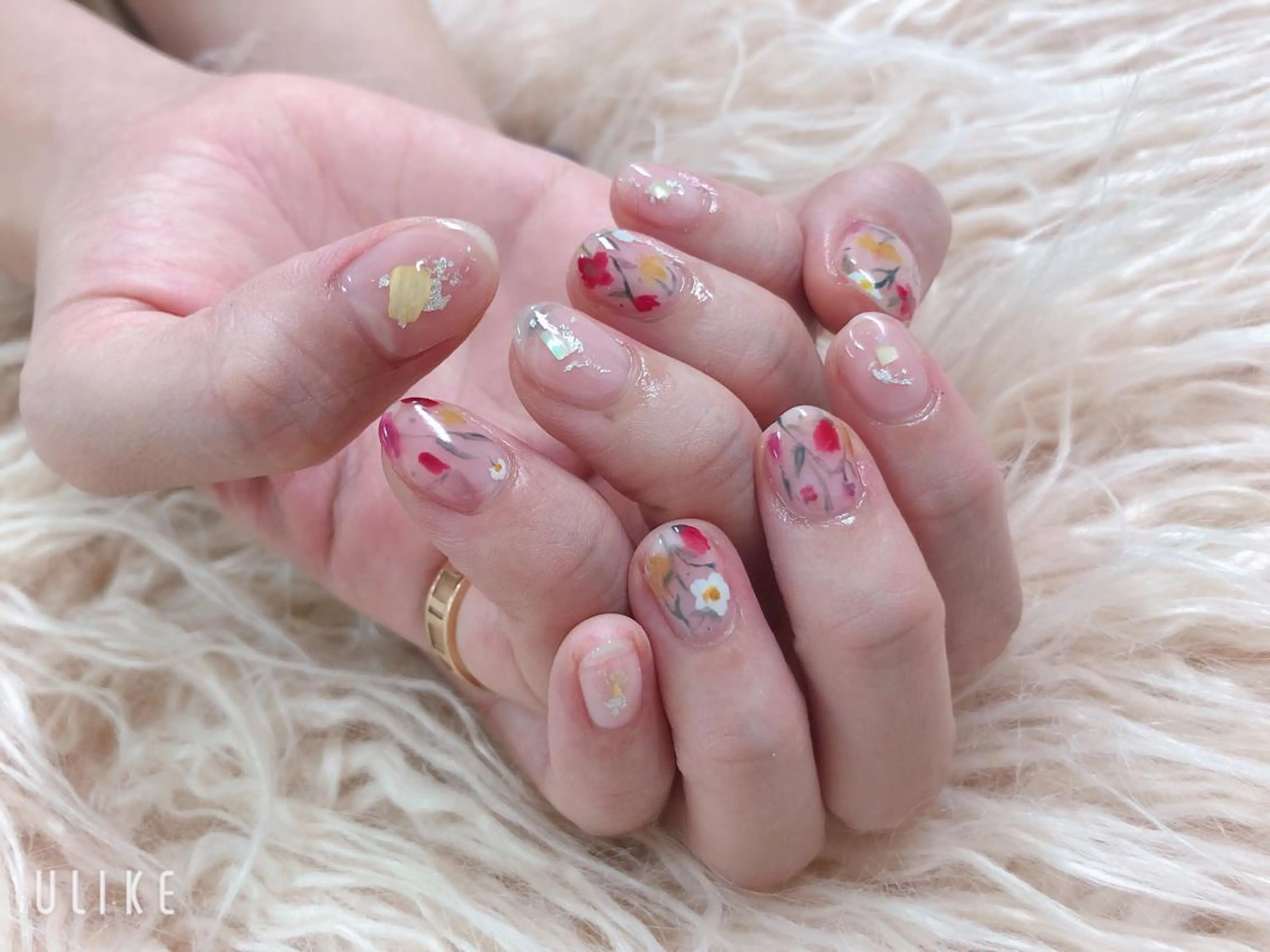 ショート ネイル ハンドネイル chéri sinagawaのネイルデザイン