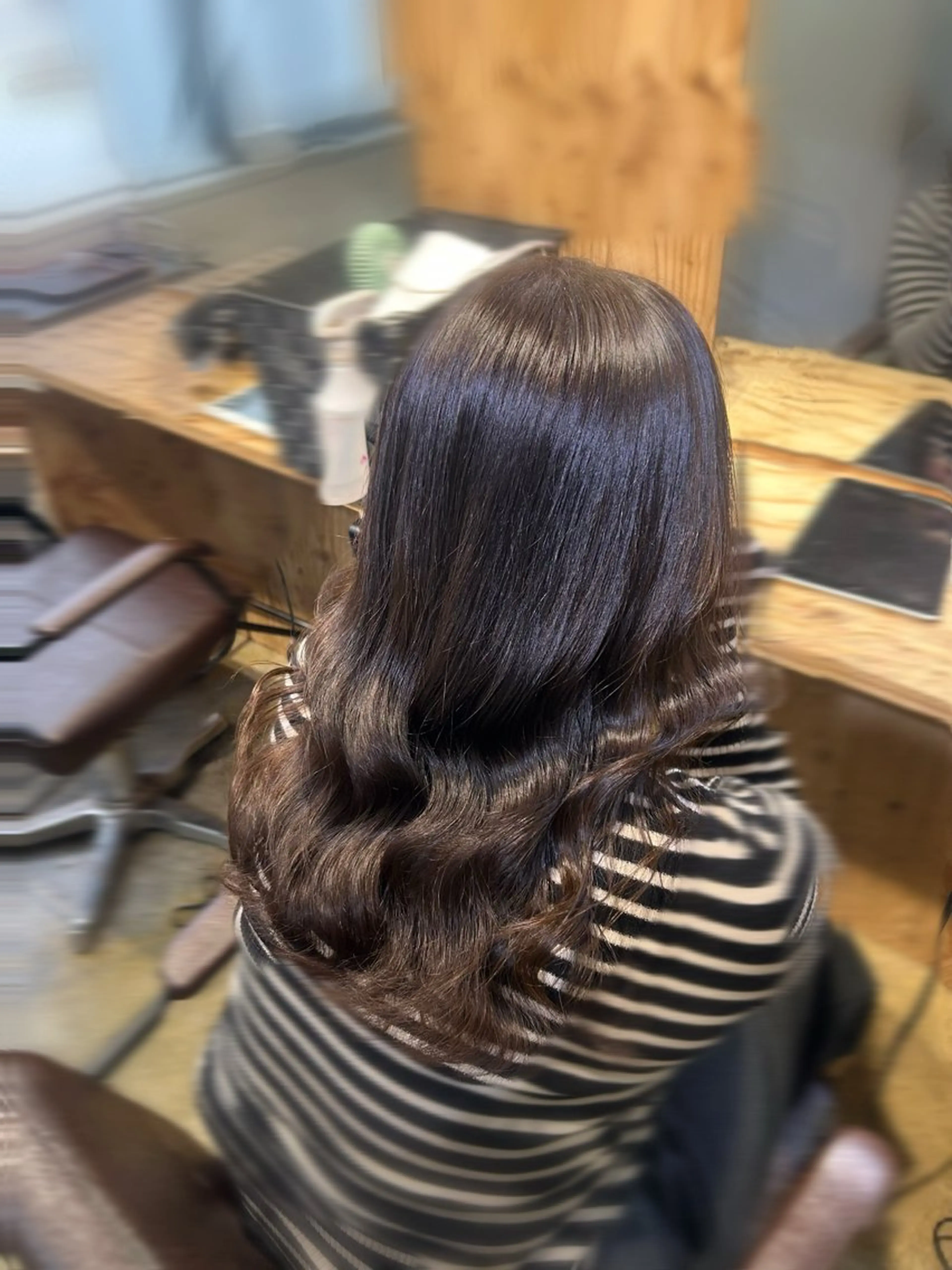 セミロング カット ヘアカラー トリートメント オオニシ オト☁️のヘアスタイル