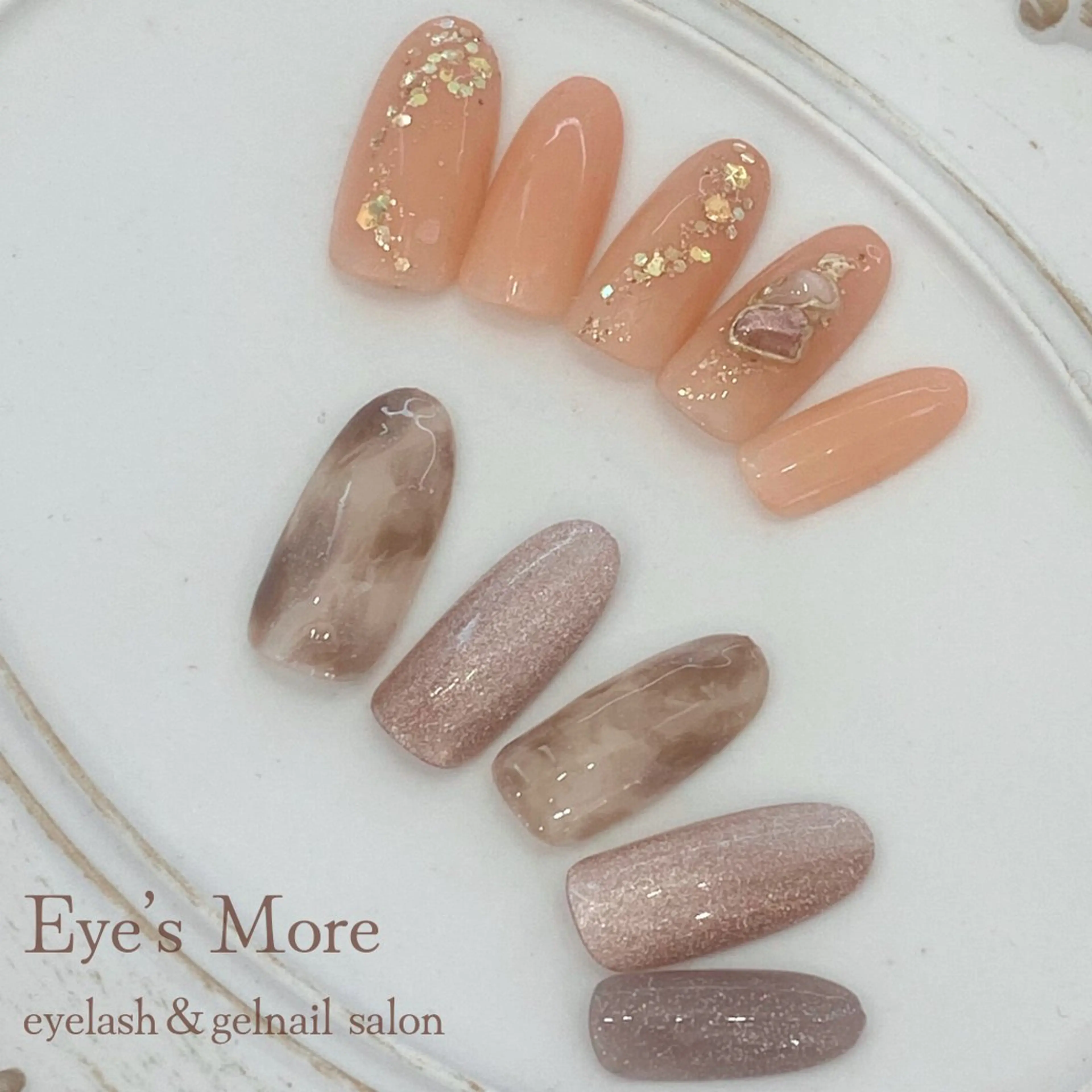 ネイル キラキラネイル マグネットネイル ミラーネイル ニュアンスネイル Mai Nailistのネイルデザイン