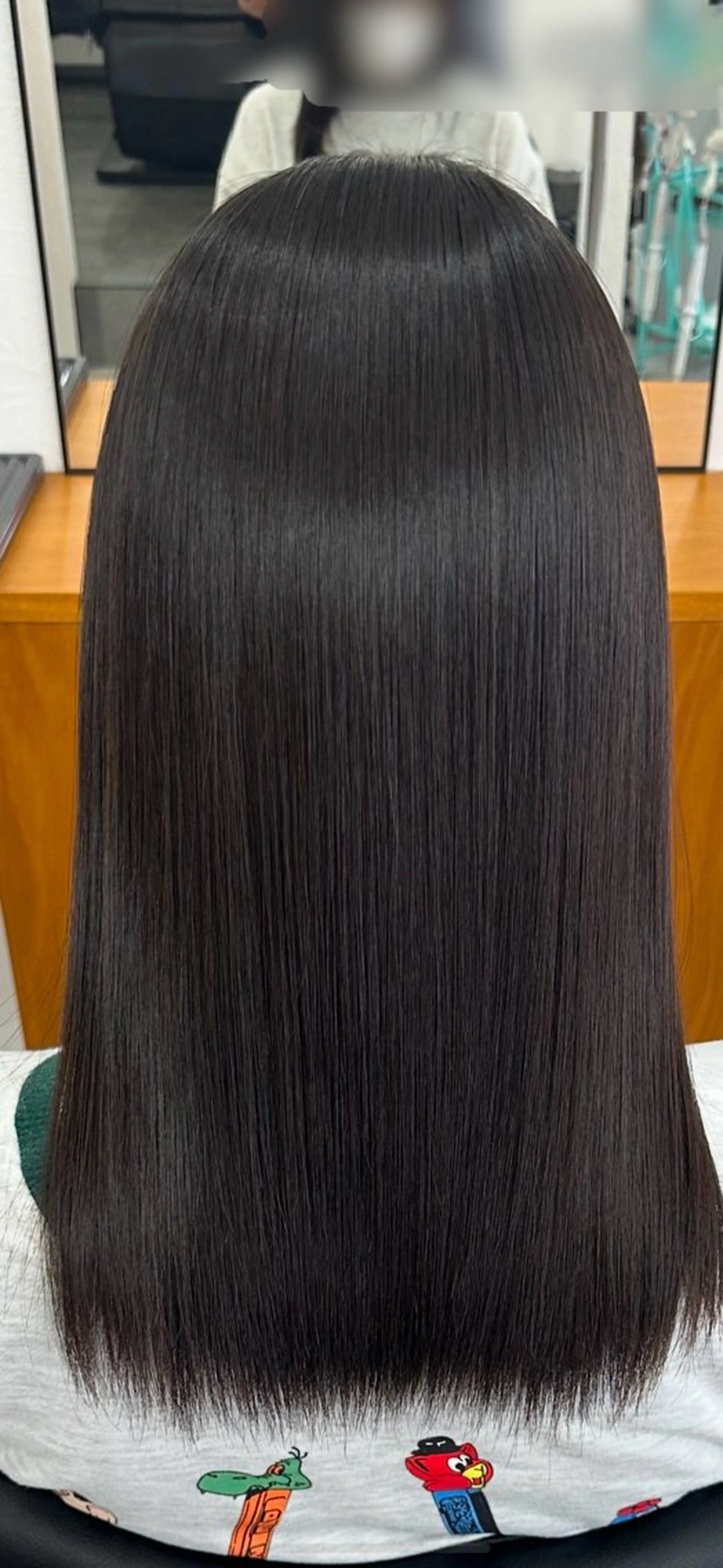 セミロング 縮毛矯正 小俣 拓也のヘアスタイル