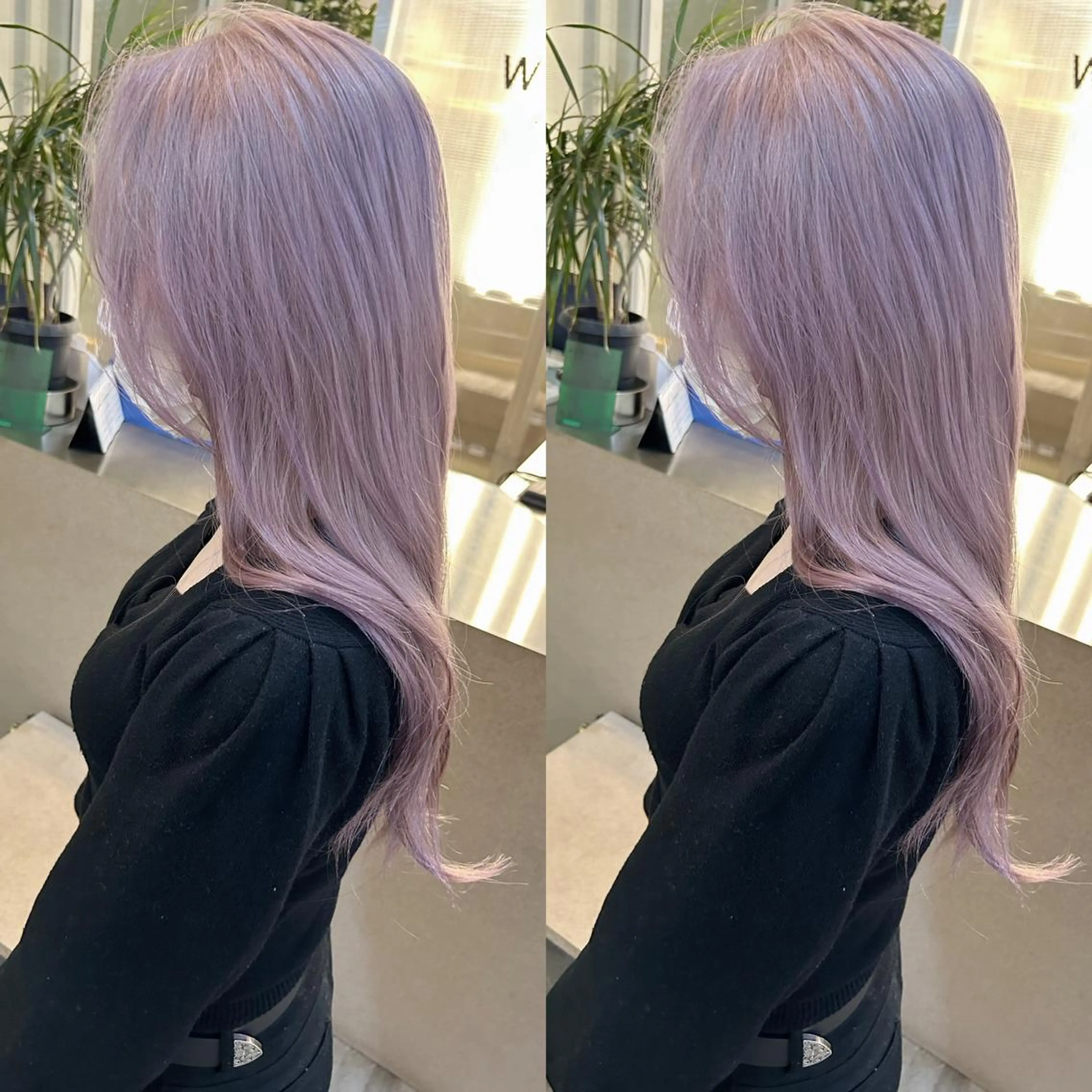 ロング カラー yoriダブルカラー 代表すがわらのヘアスタイル