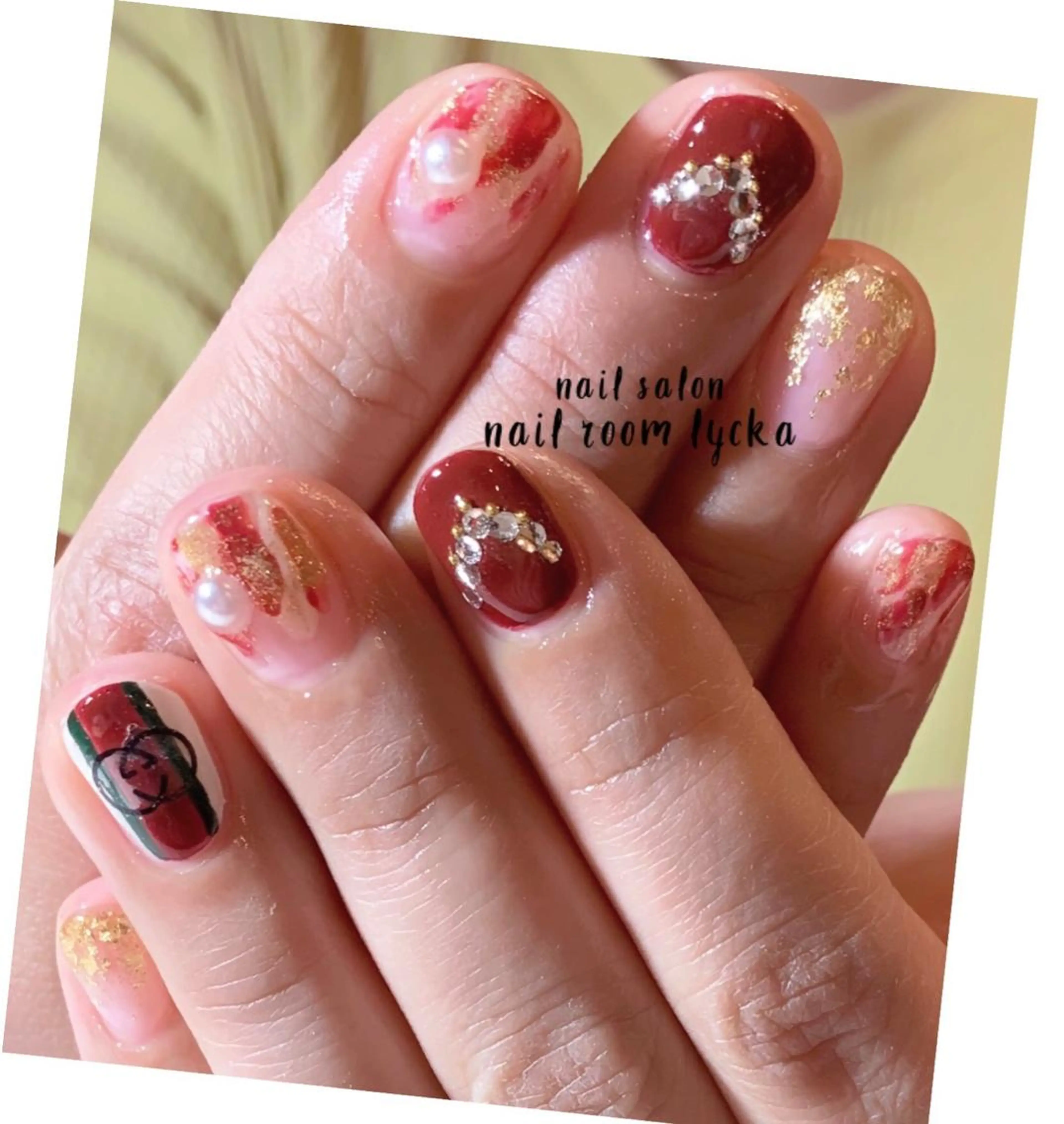 ネイル ﾈｲﾙﾙｰﾑﾘｯｶ 𝐦𝐚𝐲𝐮のネイルデザイン