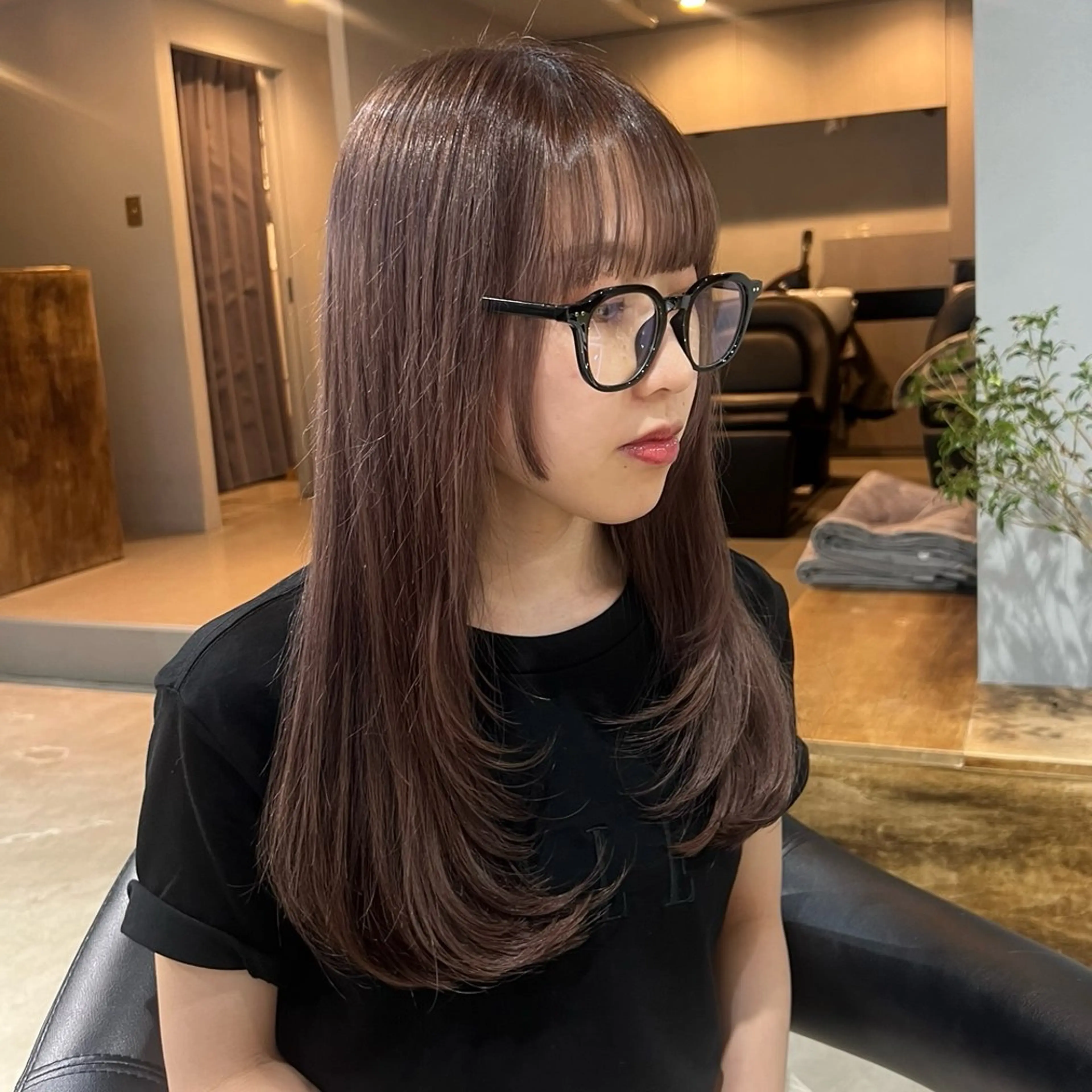 ロング カラー akane/ボブ /ブラウンベージュのヘアスタイル