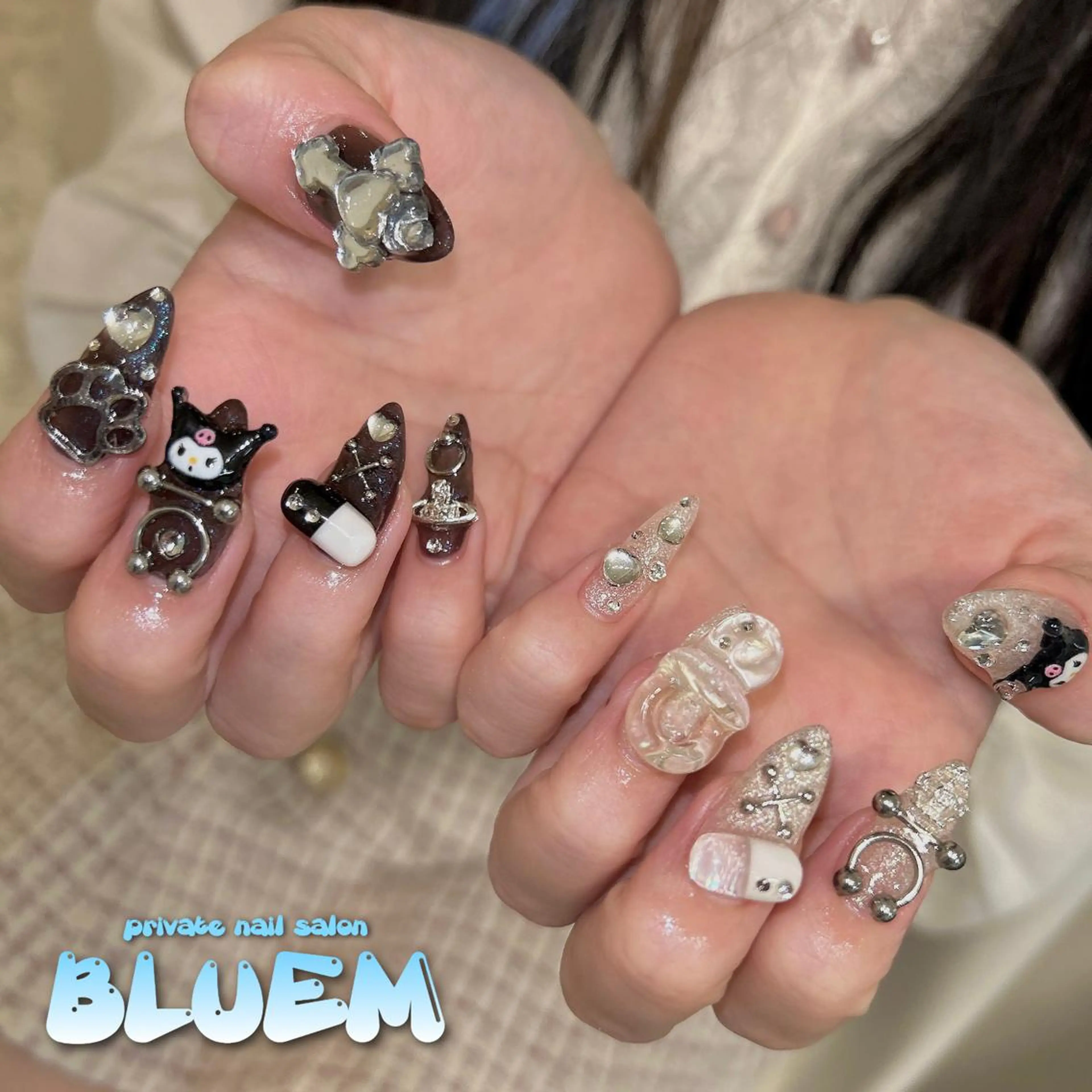 ネイル ハンドネイル BLUEM なな🐶のネイルデザイン