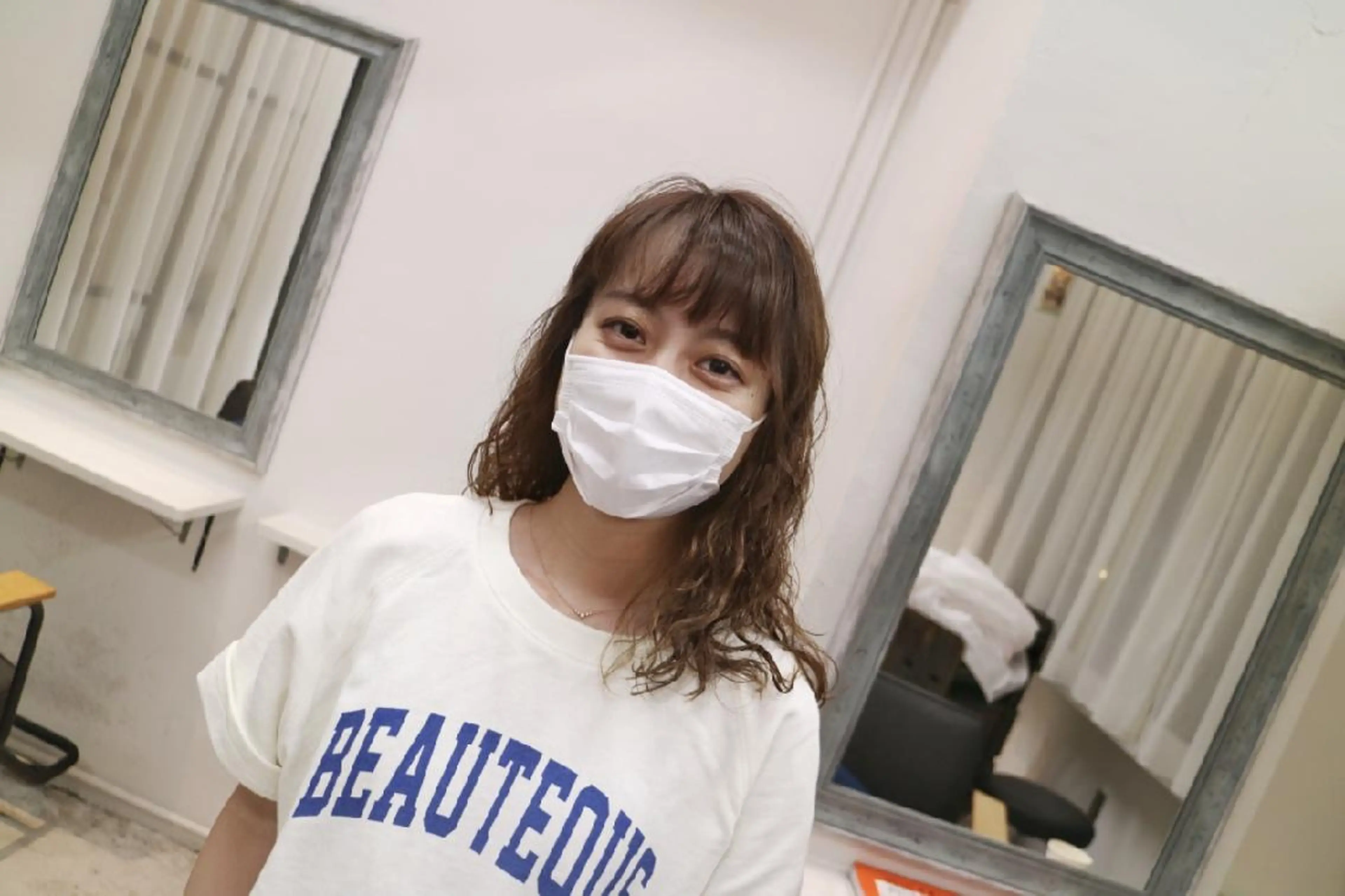 ロング パーマ 大場 友稀のヘアスタイル