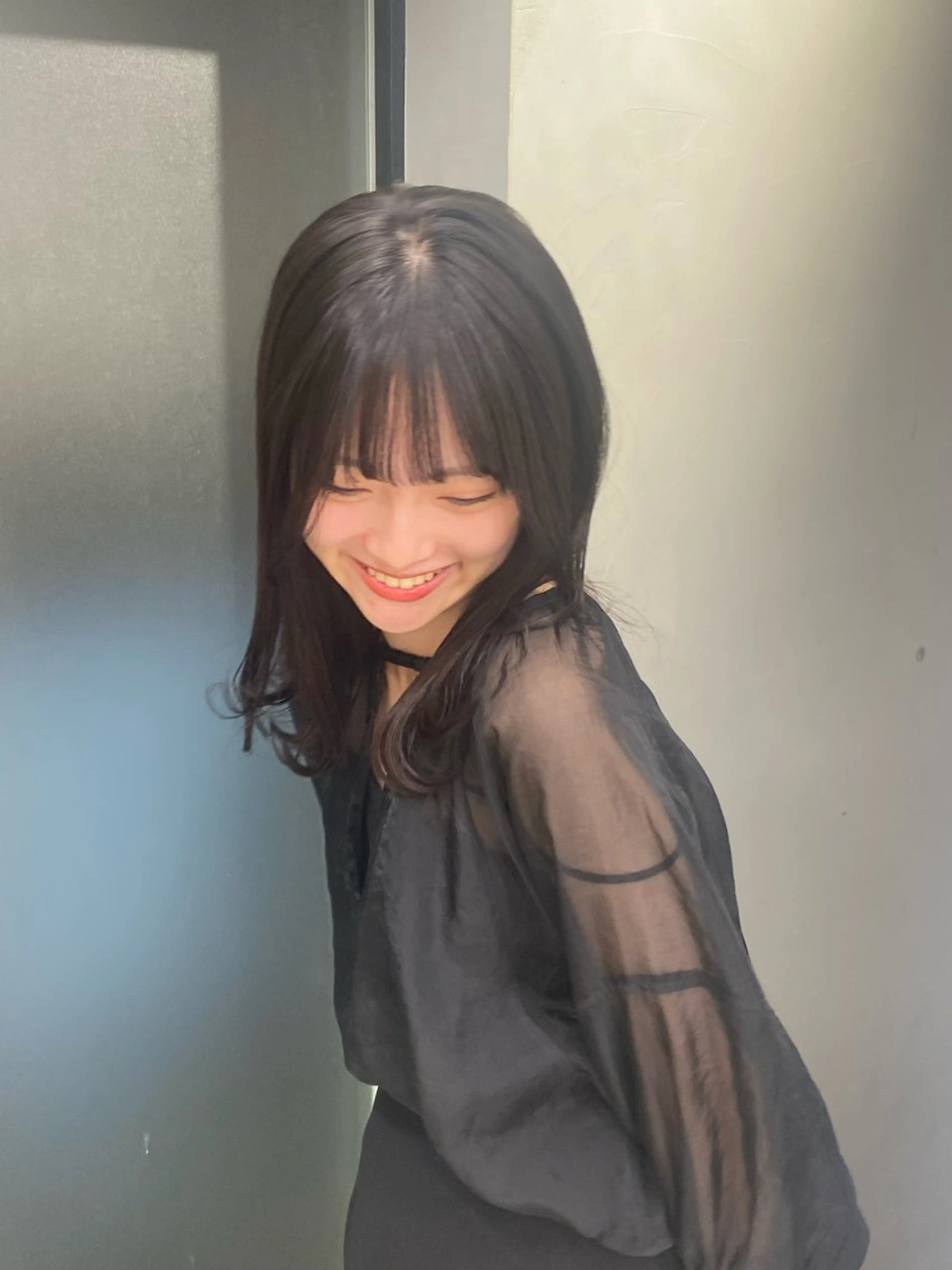 ミディアム カラー カット ヘアカラー トリートメント noa/ 渋谷のヘアスタイル
