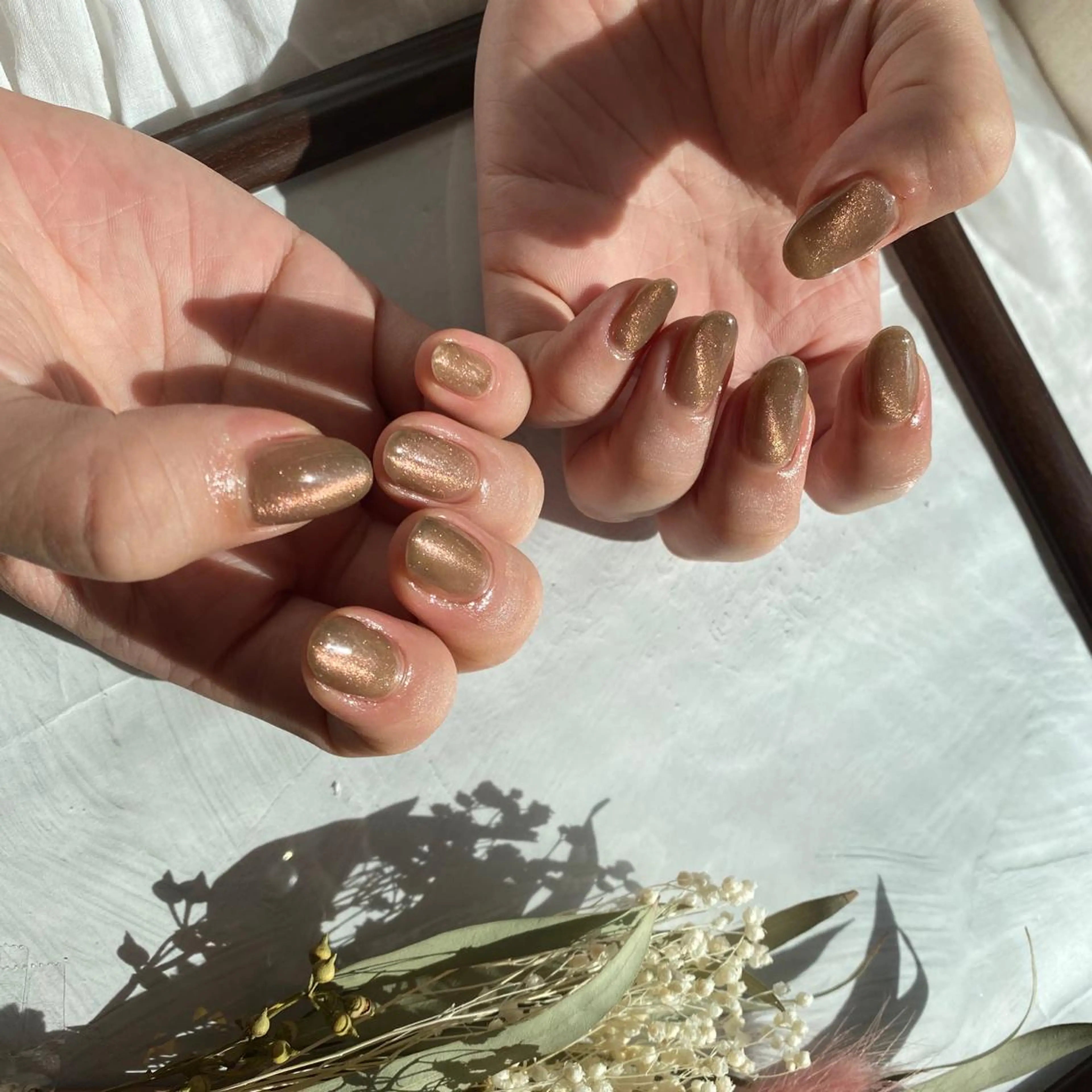 ネイル ジェルネイル マグネットネイル プティリボン 武蔵小金井店のネイルデザイン