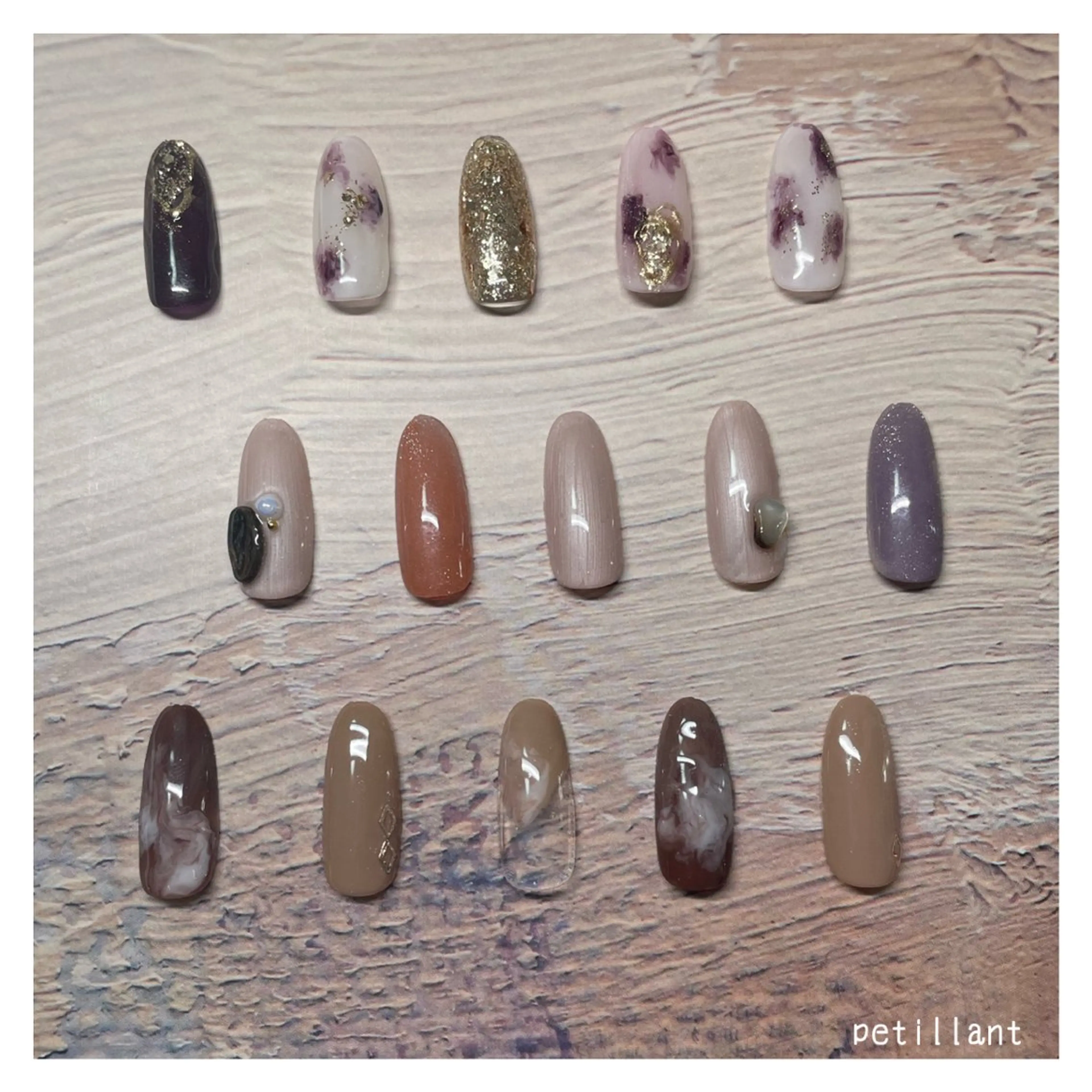 ネイル マットネイル nail salon petillantのネイルデザイン