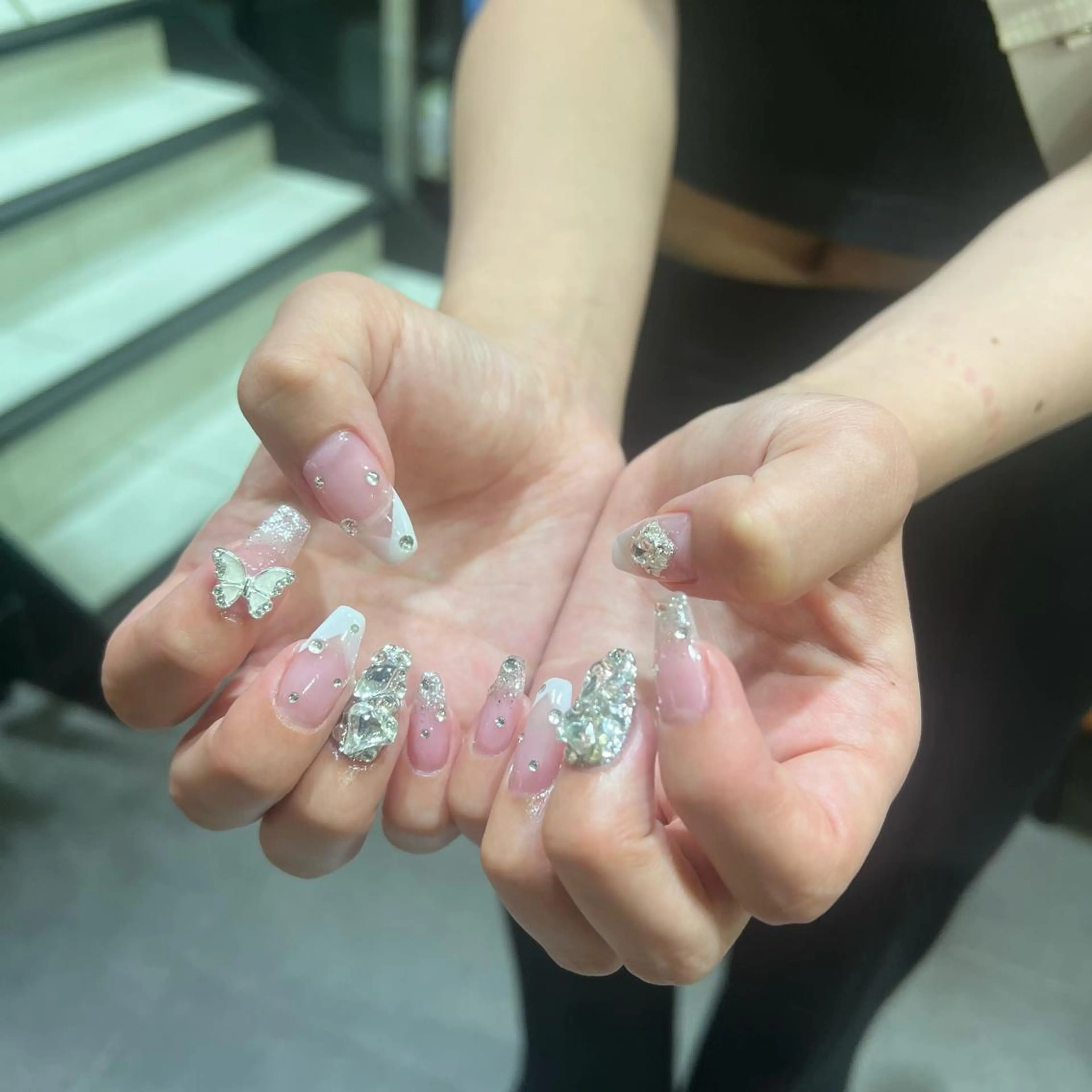 ネイル ハンドネイル 韓国🩶Y2Kネイル 💫くれはのネイルデザイン