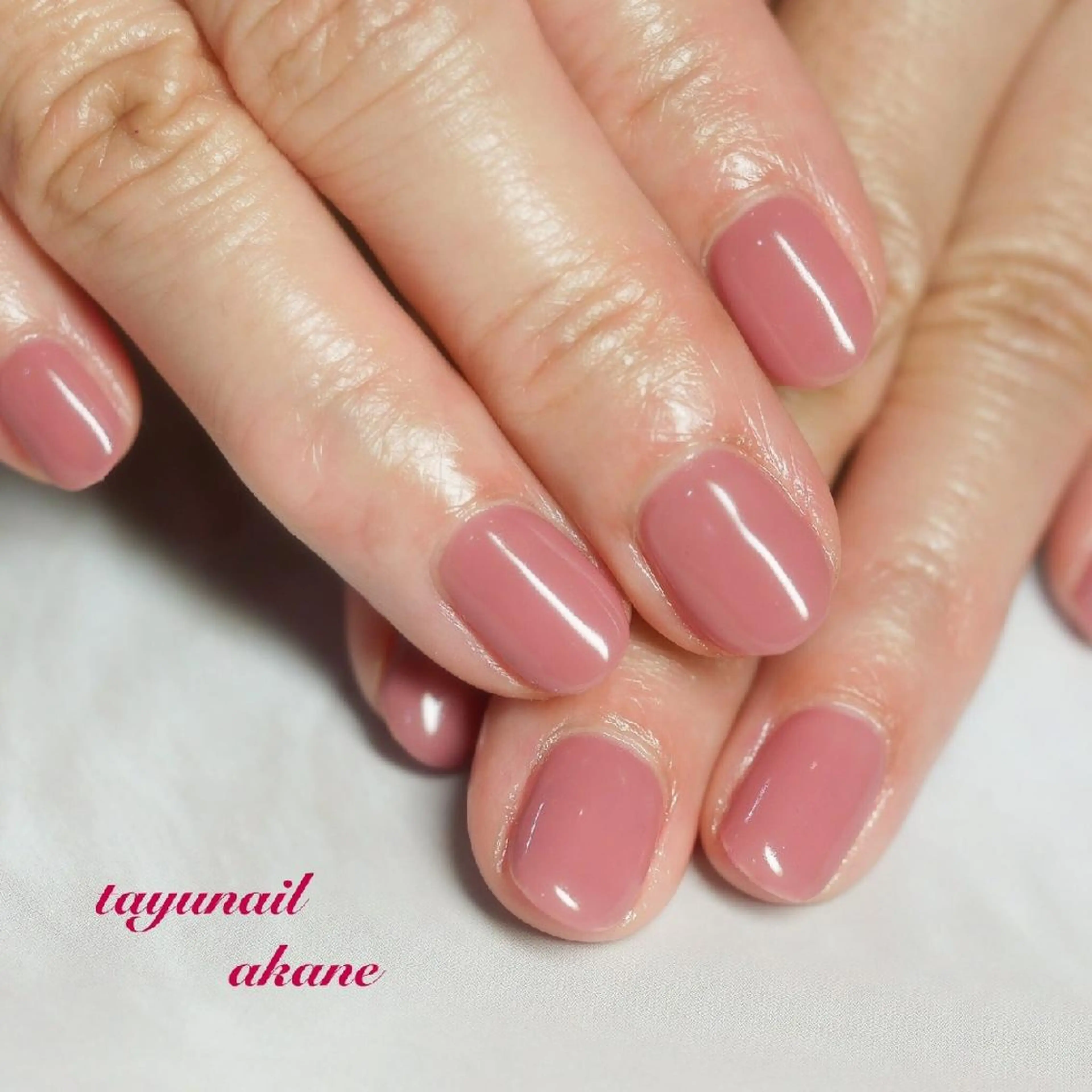 ネイル ブルー ジェルネイル ワンカラーネイル パラジェル 夏ネイル ネイルサロン・ネイルスクール たゆnail所属・ネイルサロン 【たゆnail】のネイルデザイン