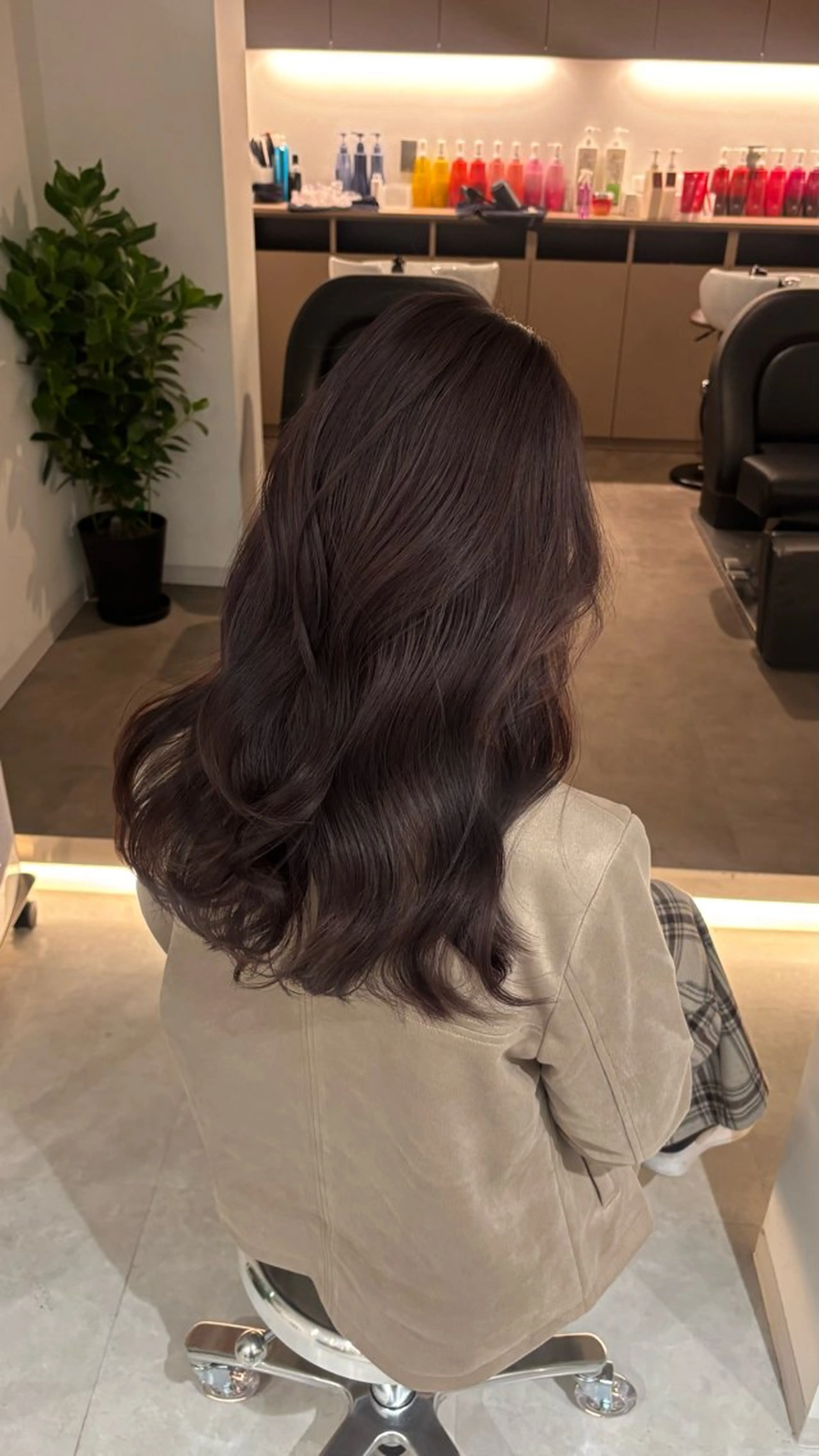 ミディアム カラー ベージュカラー ブリーチ ブラウンカラー ケアブリーチ カシス ヘアカラー レイヤーモデル 募集中🕊️正源のヘアスタイル