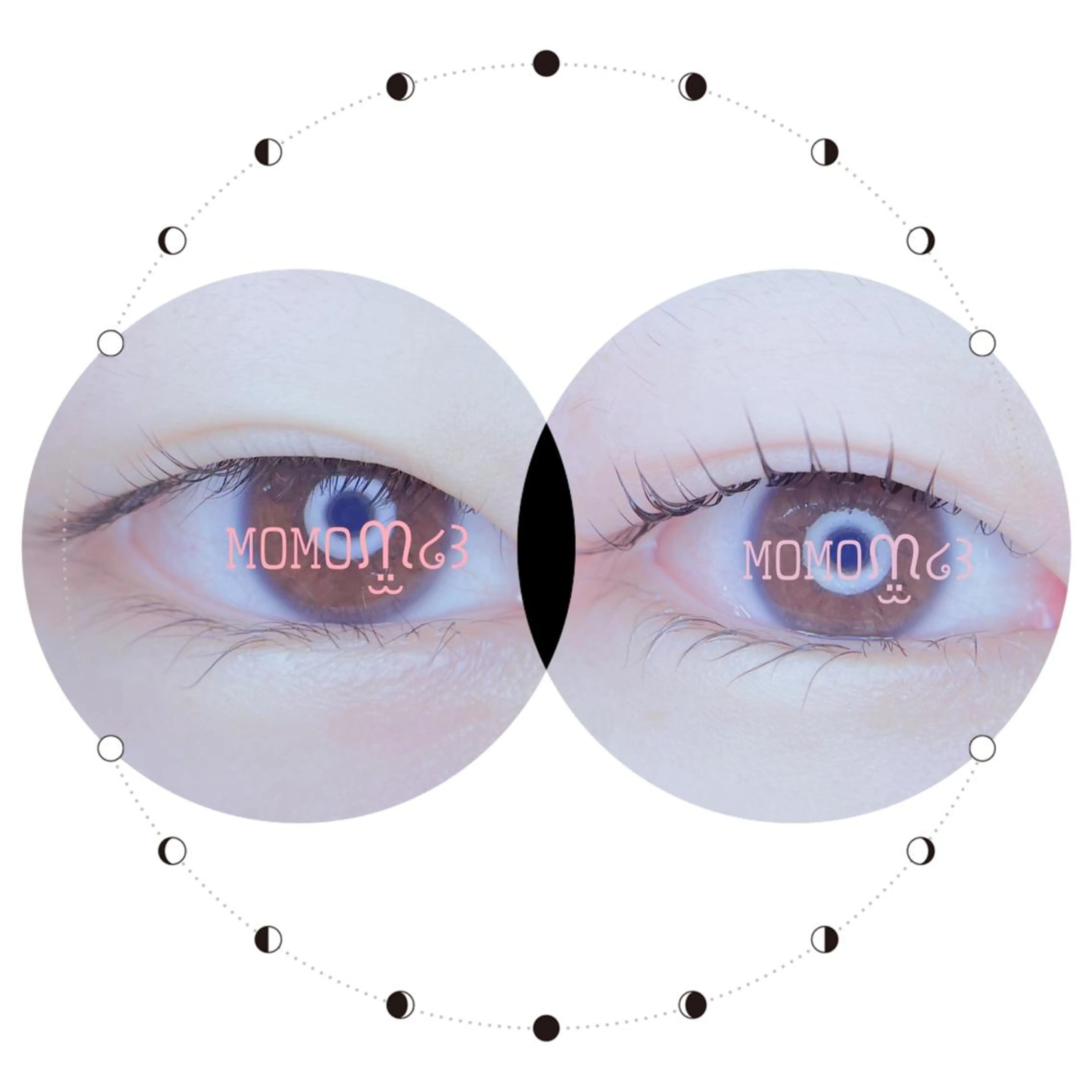 マツエク・マツパ ナチュラル 下まつげエクステ 一重×まつ毛パーマ マツパ モテデザインのプロ モモ🍑のマツエク・マツパデザイン