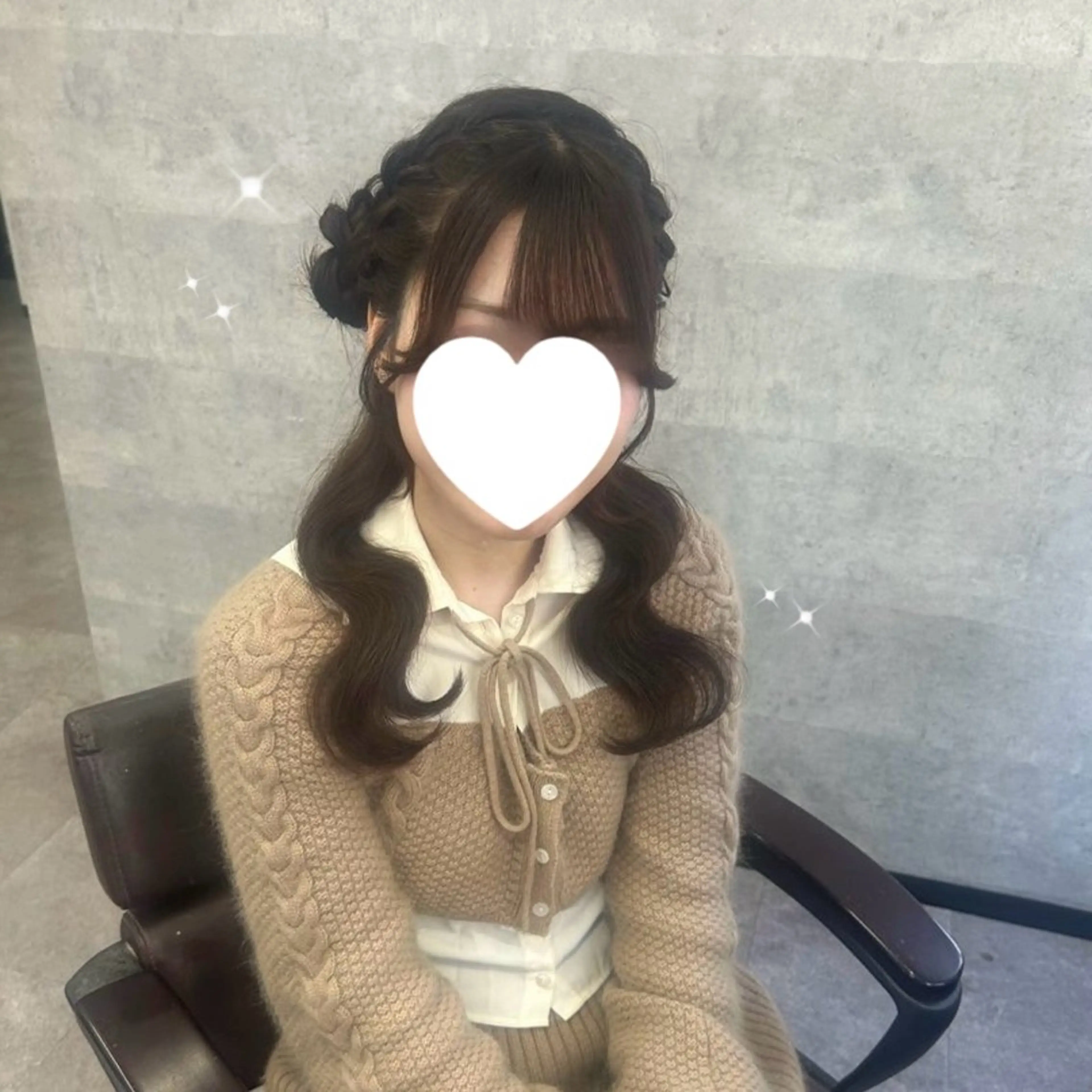 ヘアアレンジ OZ梅田♡ ゆはなブリーチのヘアスタイル