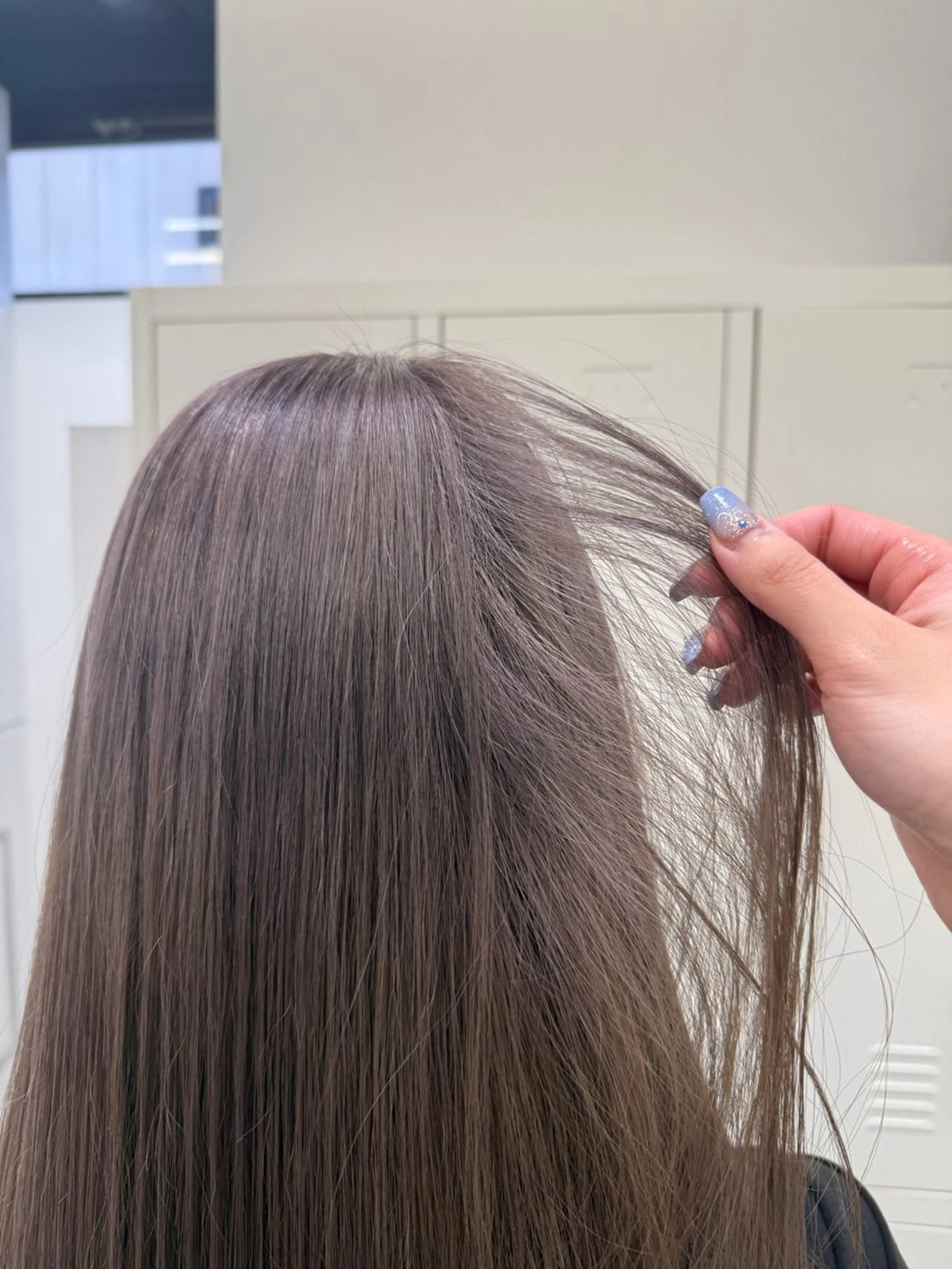 カラー 透明感カラー グレージュ ヘアカラー カット¥1100 / 𝙍𝙪𝙣𝙖⟡.のヘアスタイル