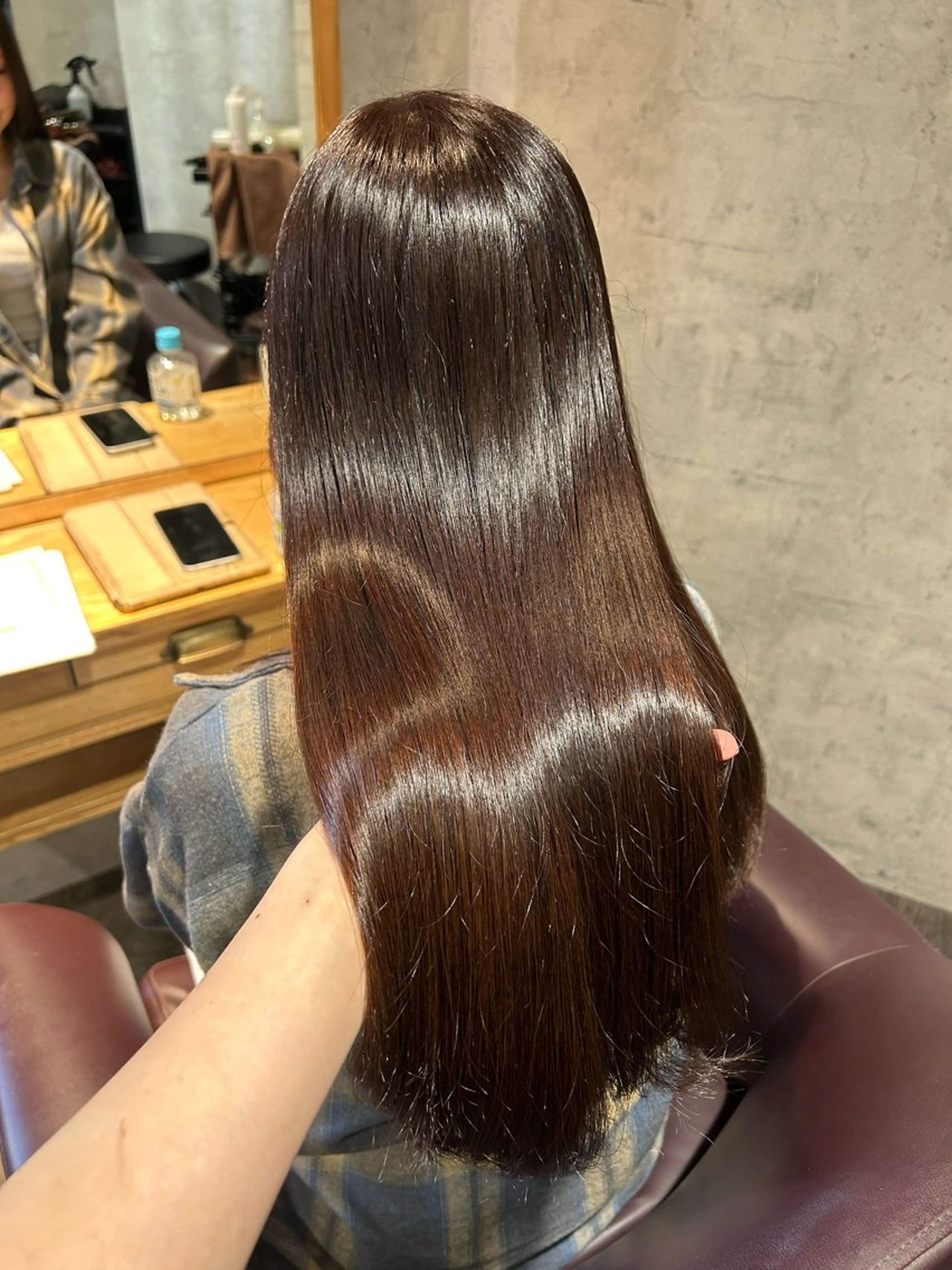 セミロング カラー ブラウンカラー マロンブラウン カット ヘアカラー トリートメント パーソナルカラー 診断🍀マリンのヘアスタイル
