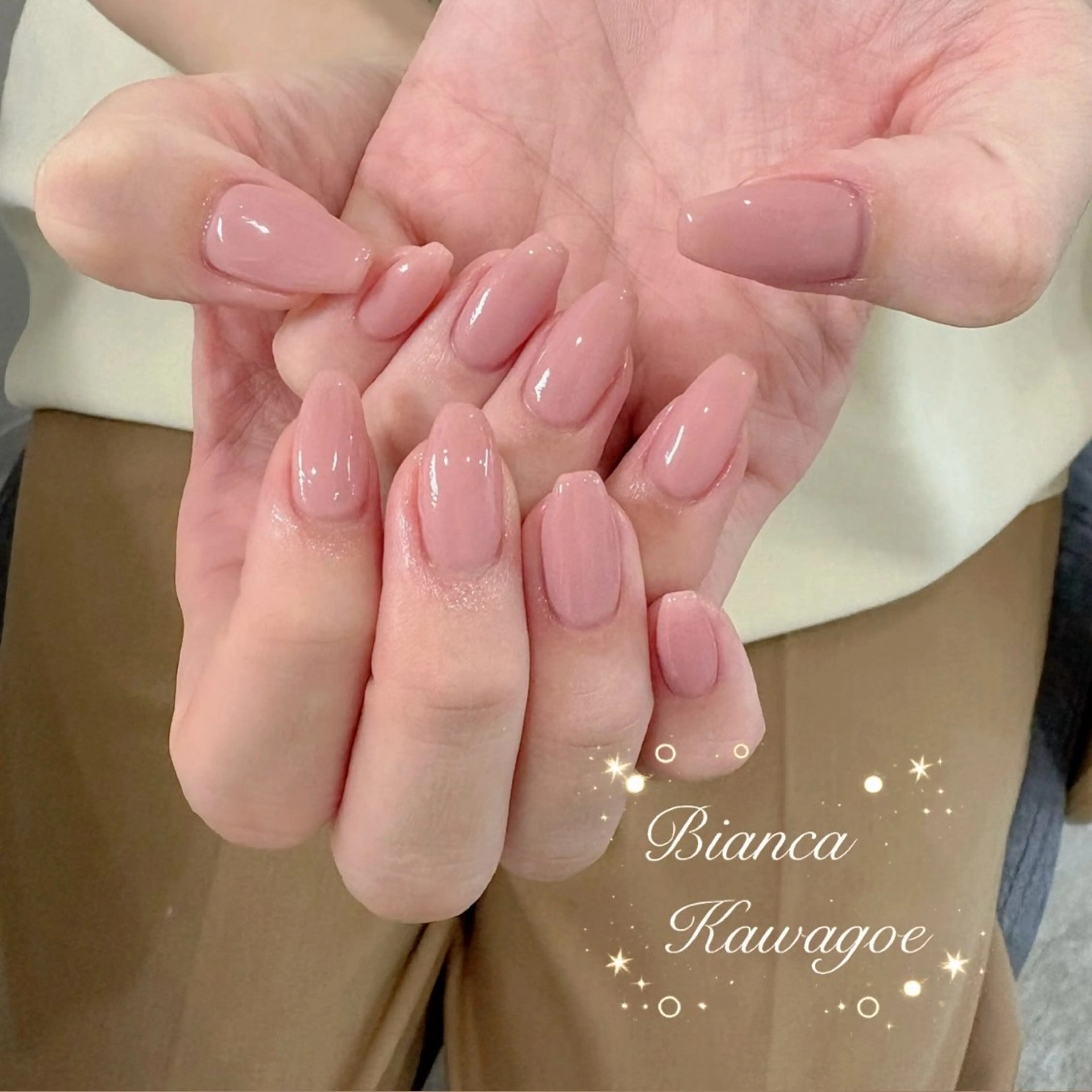 オフ有✨【ハンドシンプルネイル💅】川越/本川越/パラジェル登録店/バイオジェル/ワンカラー/グラデーションの写真