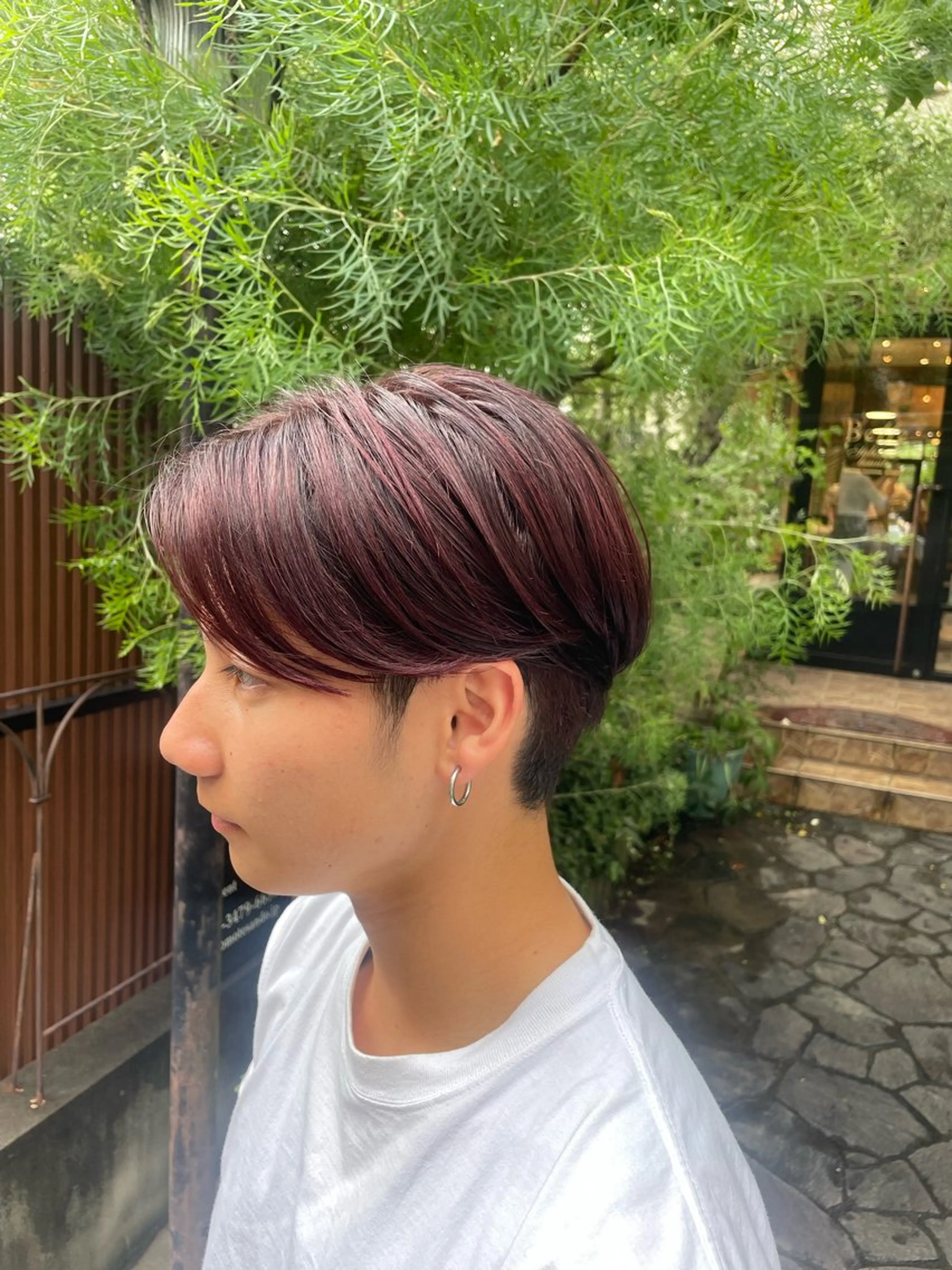 カラー レッドカラー 銀座/カラー/ そうか🫧のヘアスタイル