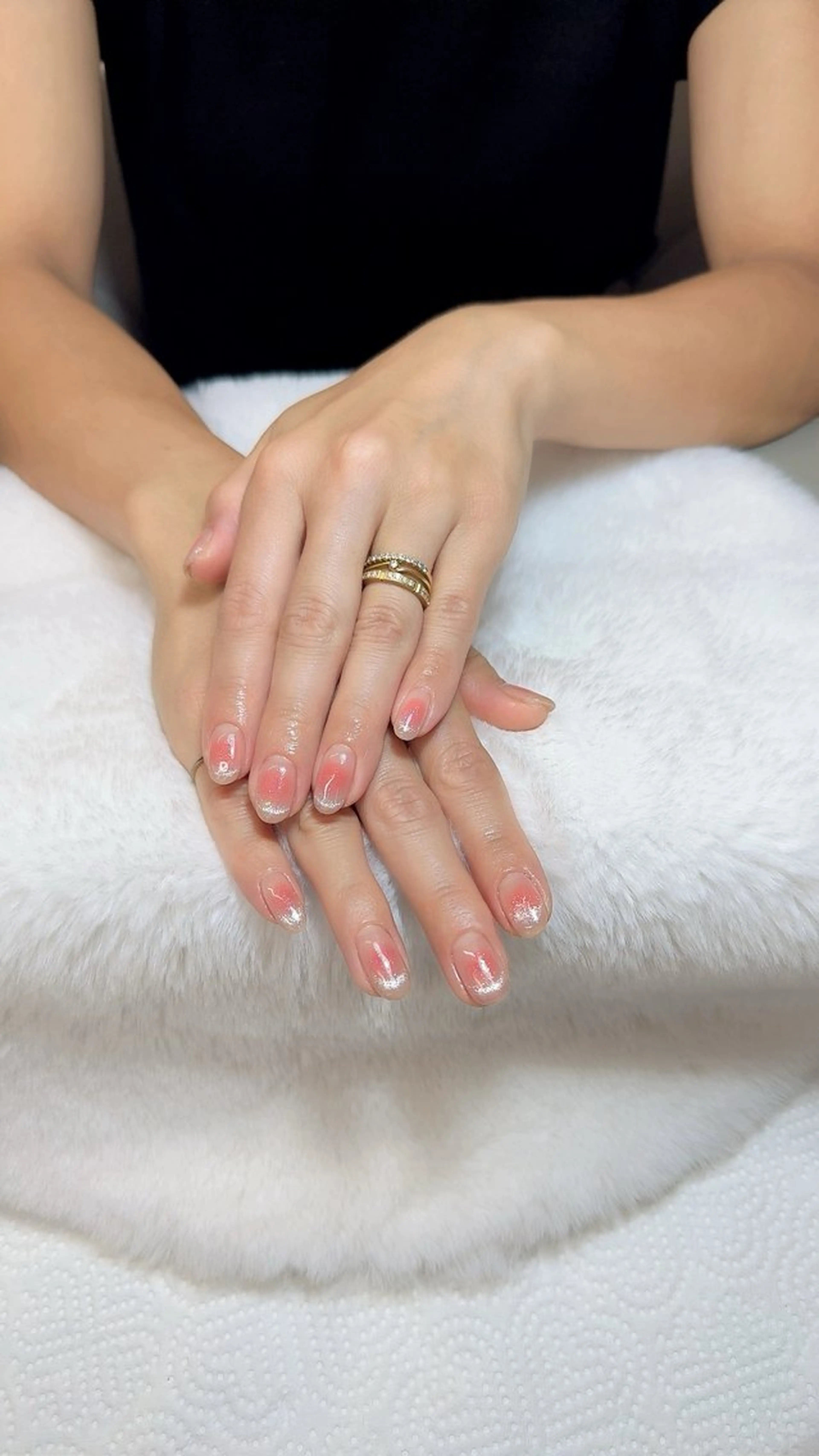 ネイル チークネイル 長さ出し フラッシュネイル フットネイル フレンチネイル Niko nail中野北口店のネイルデザイン