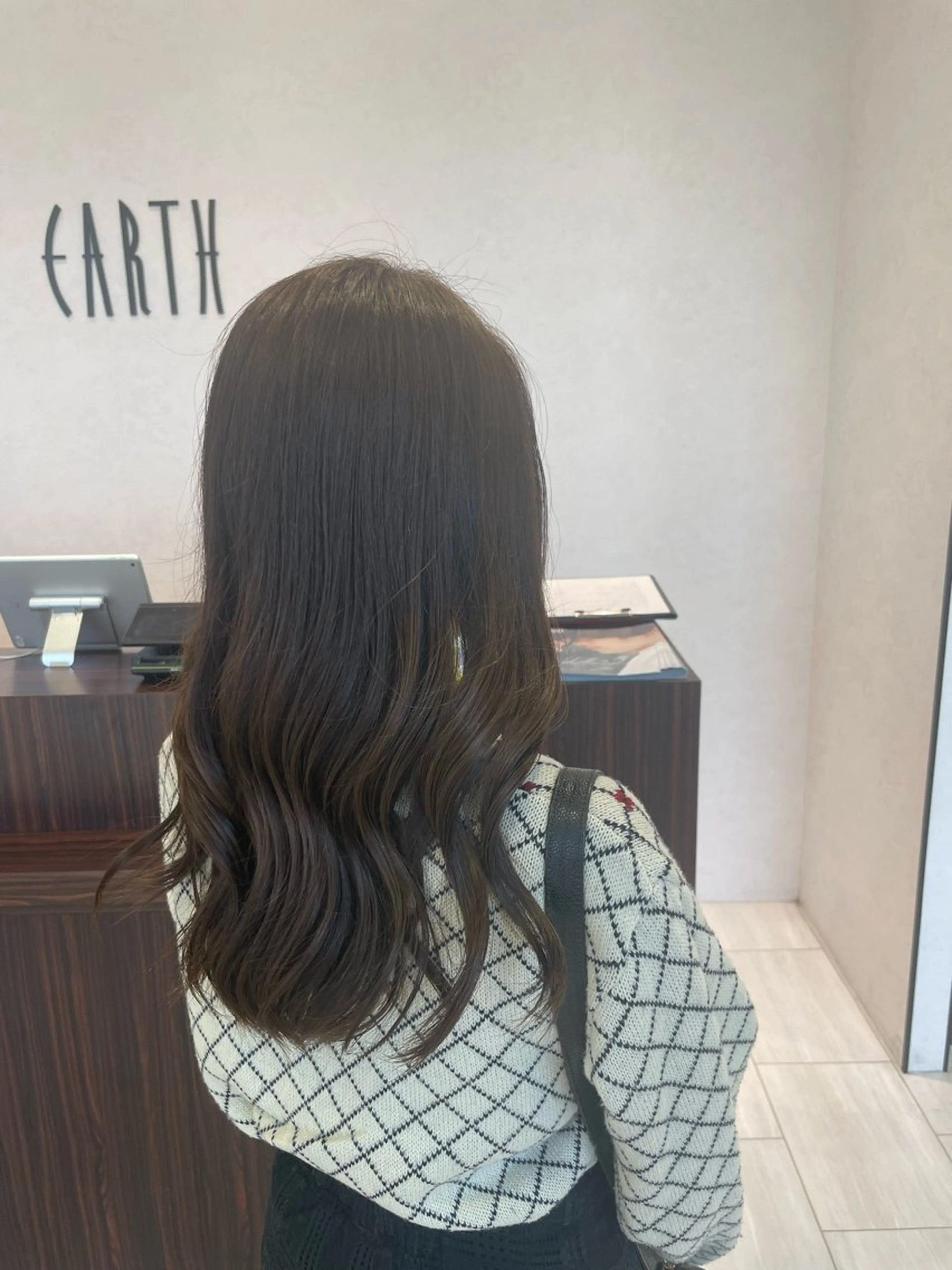 ロング カラー ヘアカラー トリートメント 益川万由 /高崎のヘアスタイル