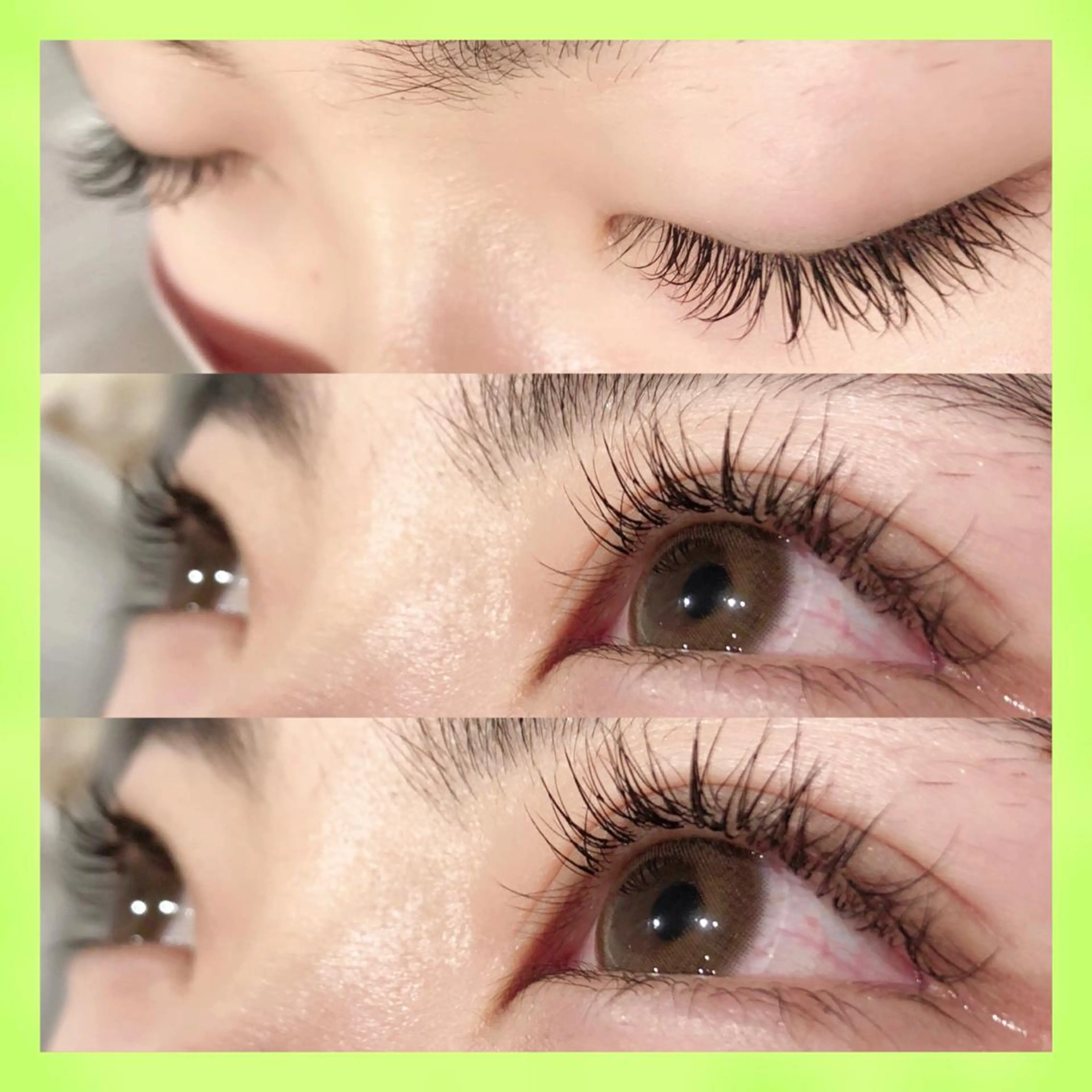 マツエク・マツパ ルナ｜縮毛矯正 ×デザインカラー🥝のヘアスタイル