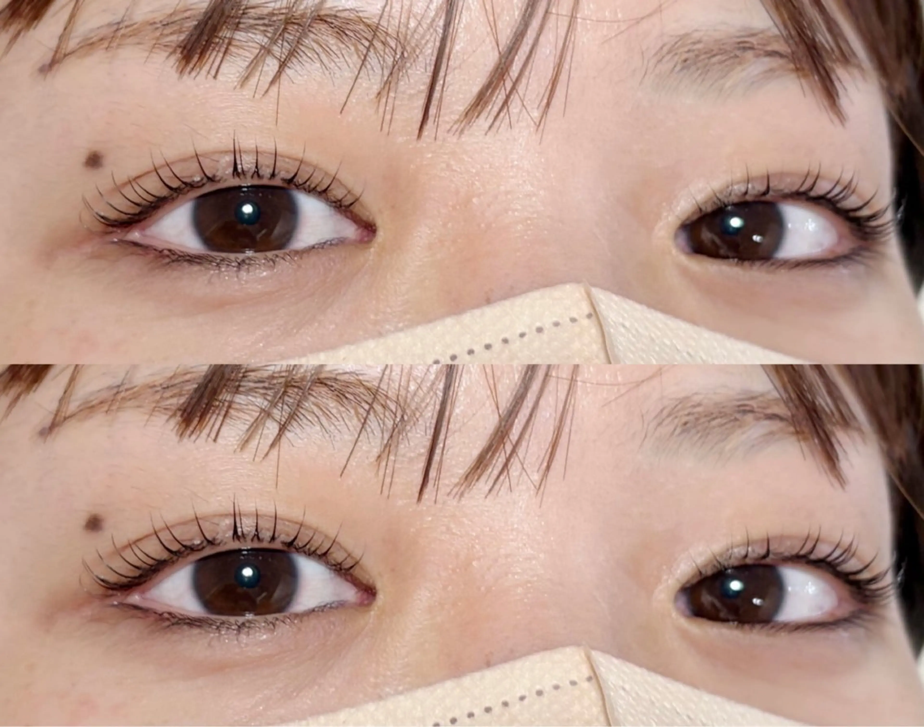 マツエク・マツパ 束感まつ毛 ナチュラル まつげパーマ 一重×まつ毛パーマ terajima yukiのマツエク・マツパデザイン