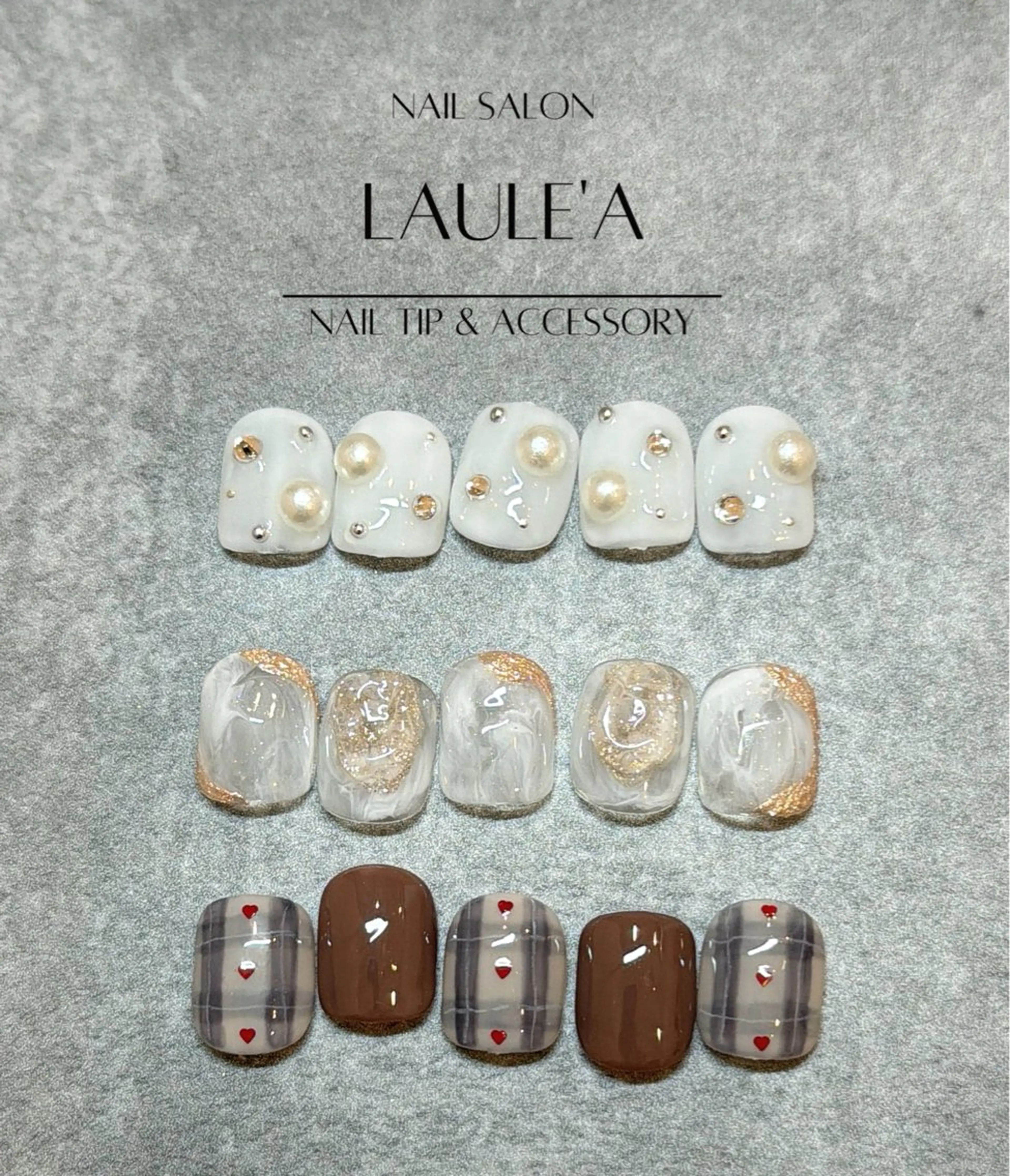ネイル アートネイル ハンドネイル nailsalon Laule'aのネイルデザイン