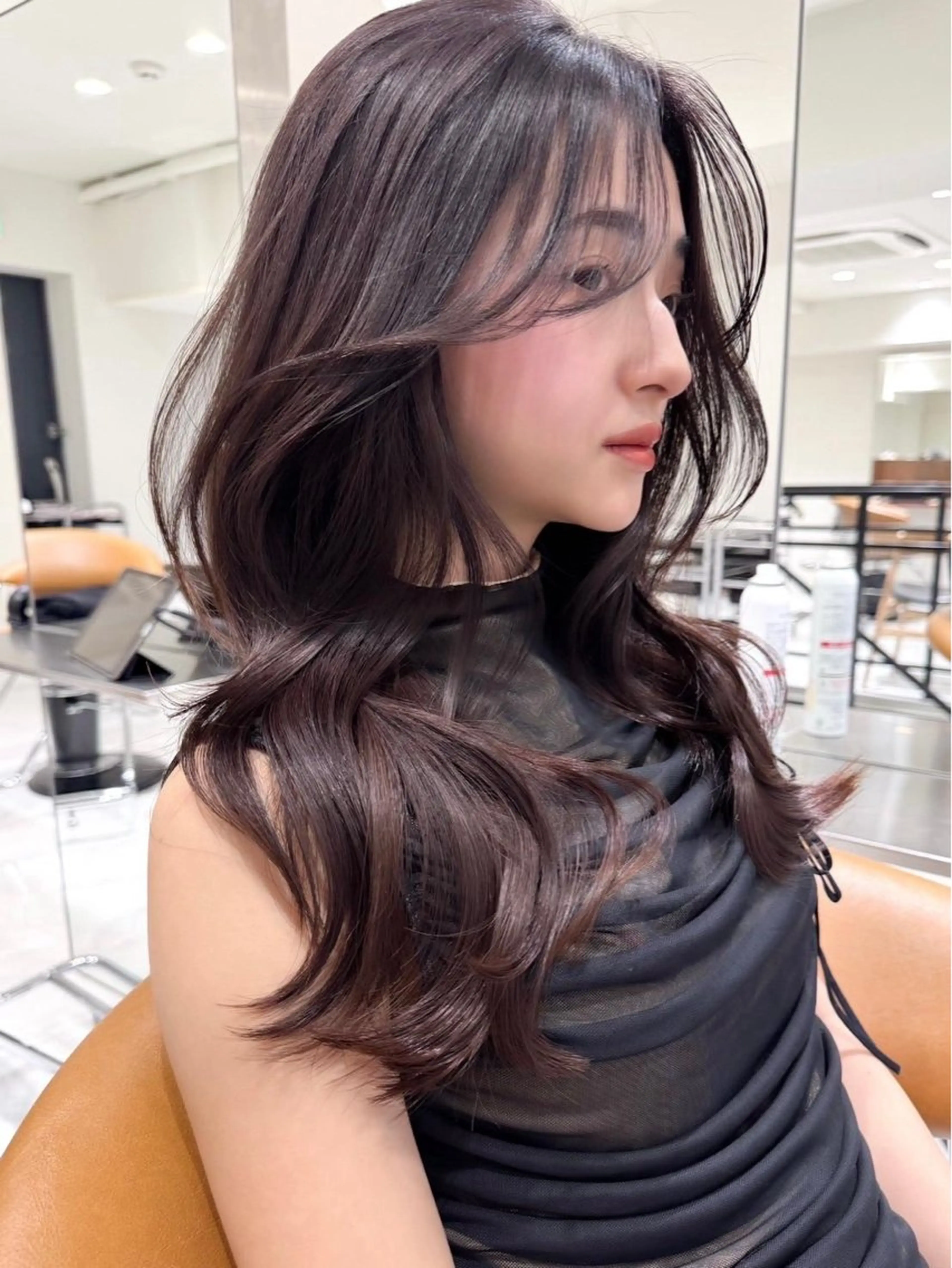 ロング 岡本雅也 ショートボブレイヤーのヘアスタイル