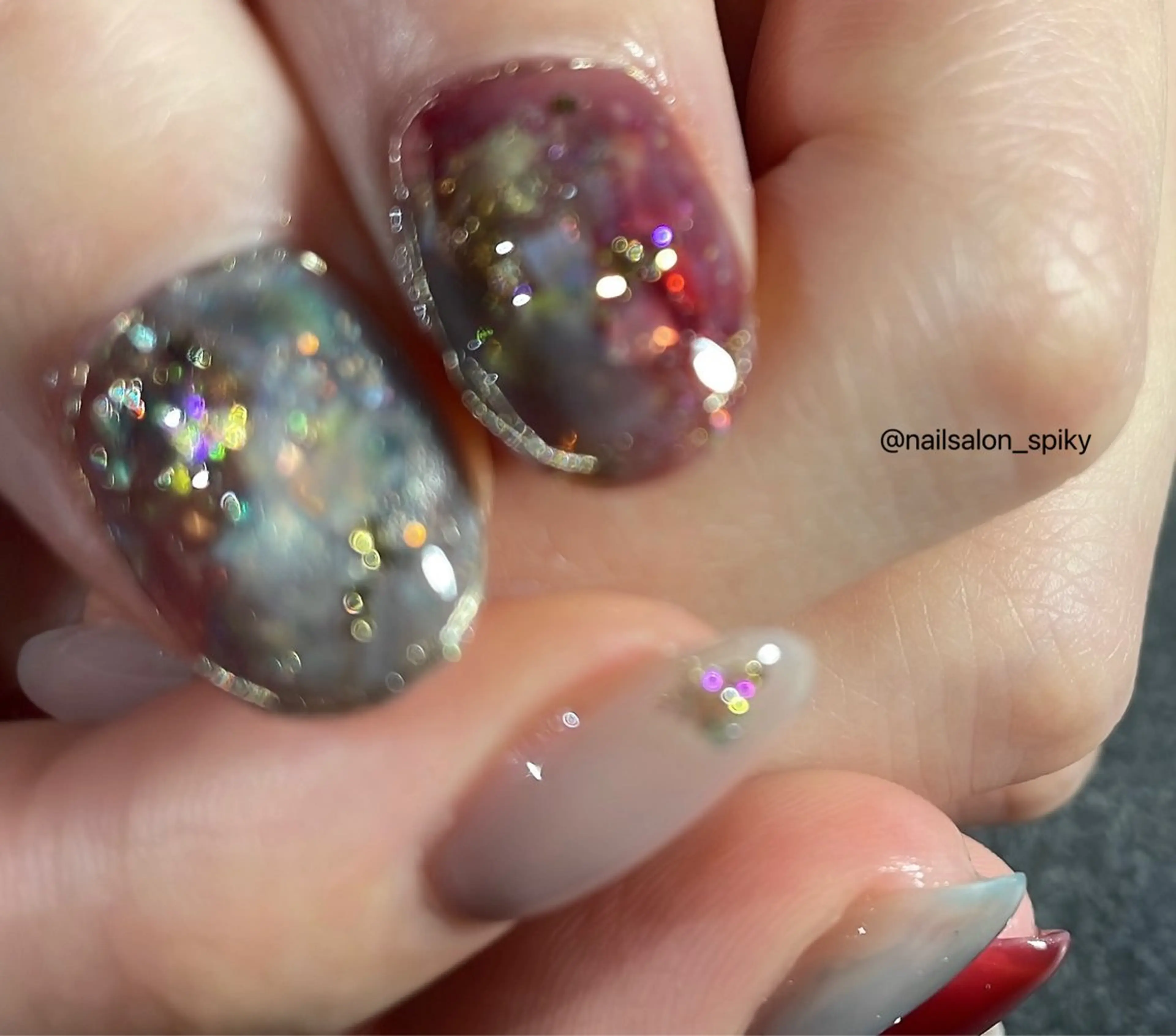 ネイル Spiky とうげ ふうかのネイルデザイン