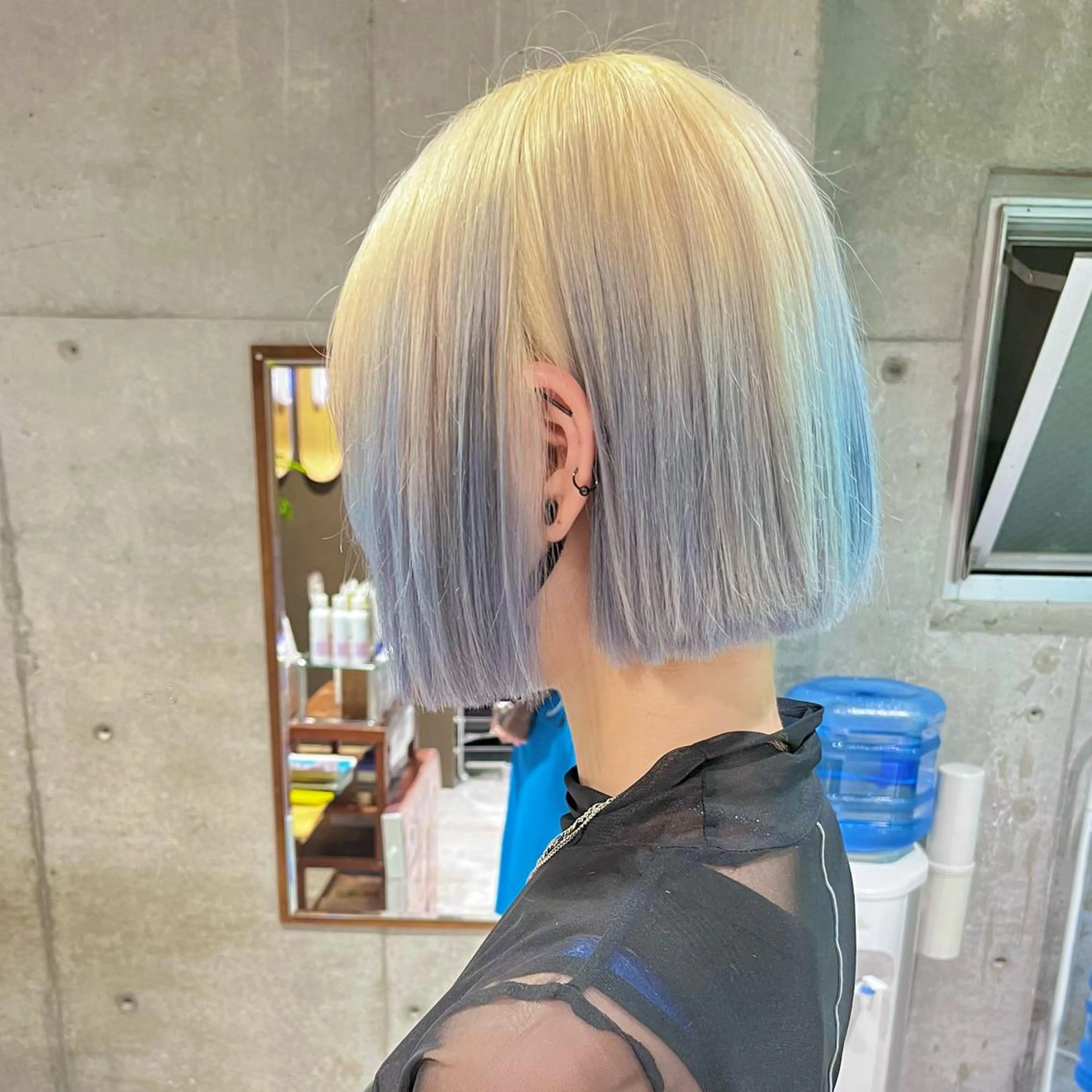 ミディアム ERNEST OSAKA所属・堺 鳳 ママ美容師 yukariのヘアスタイル