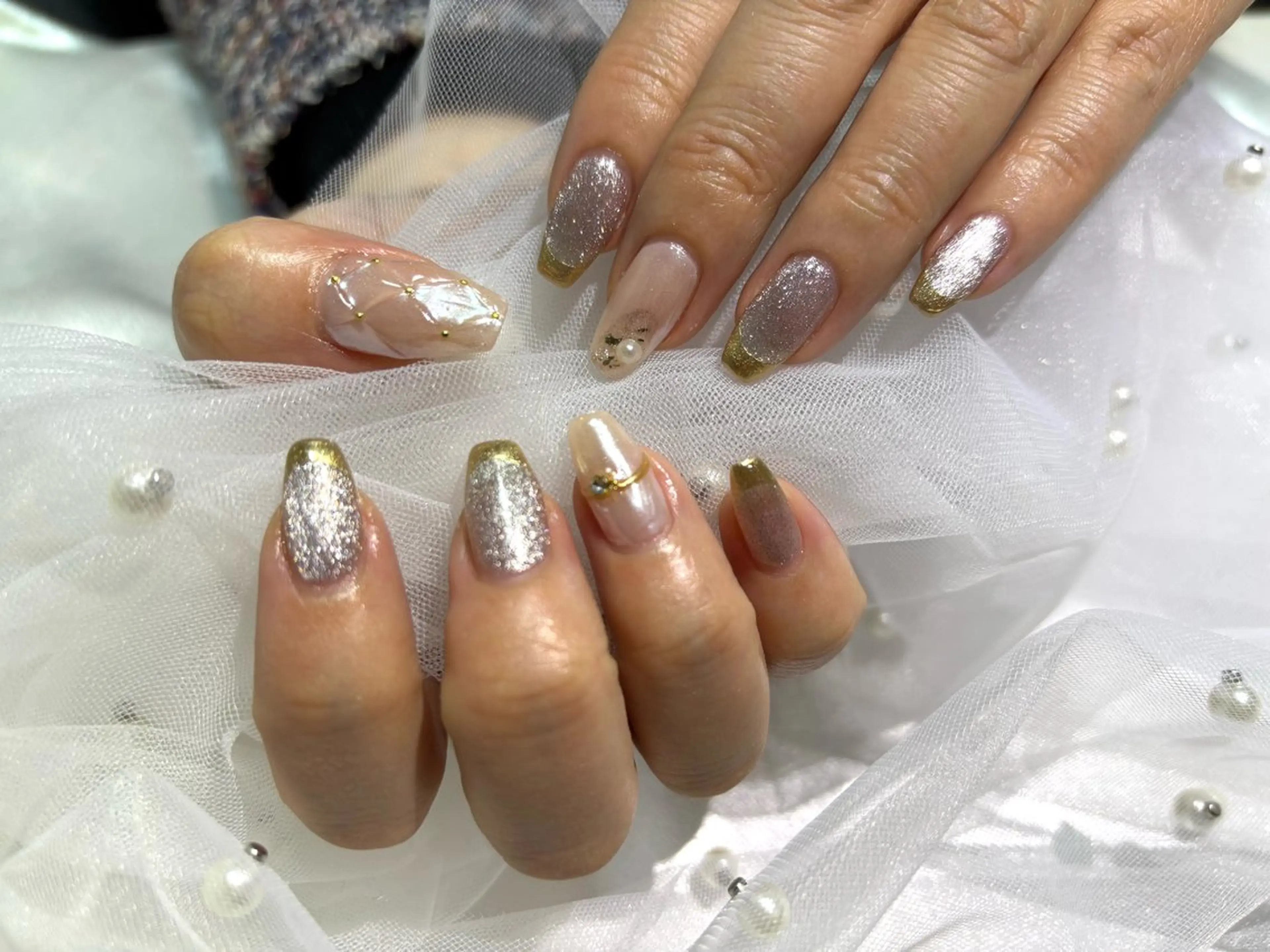 ネイル ニュアンスネイル 隠れ家サロン あたしンちのネイルデザイン