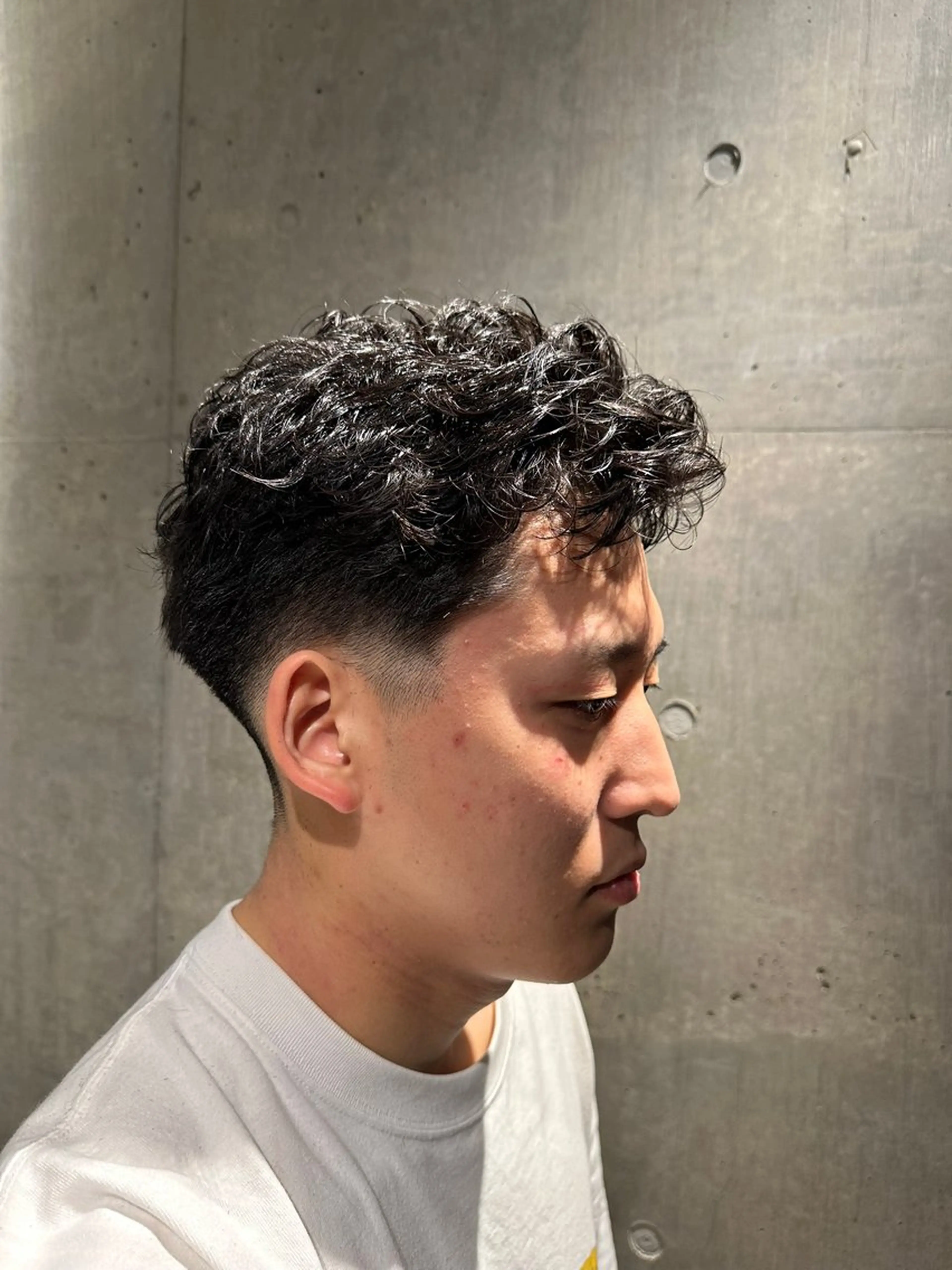 パーマ メンズ メンズパーマ 刈り上げ ✨表参道/髪質改善 /柏原遼斗✨のヘアスタイル