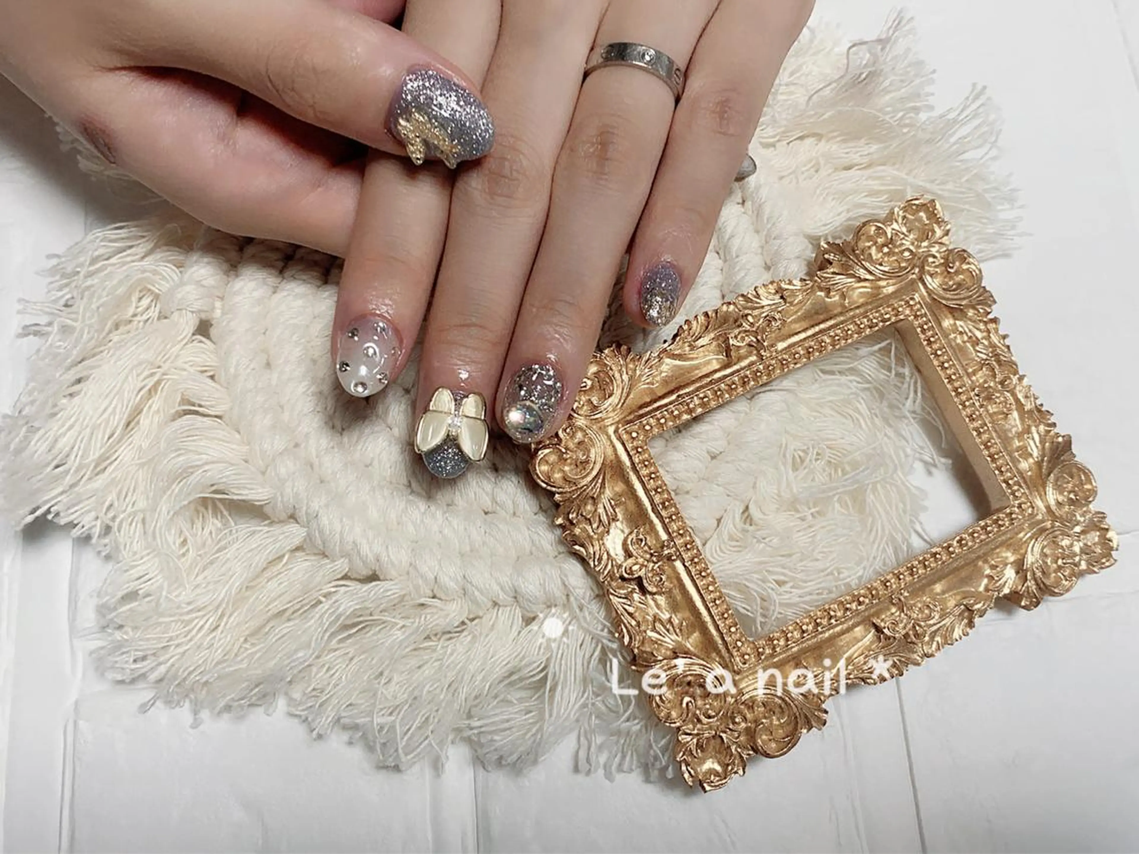 ショート カラー ネイル Le’a NailSalonのネイルデザイン