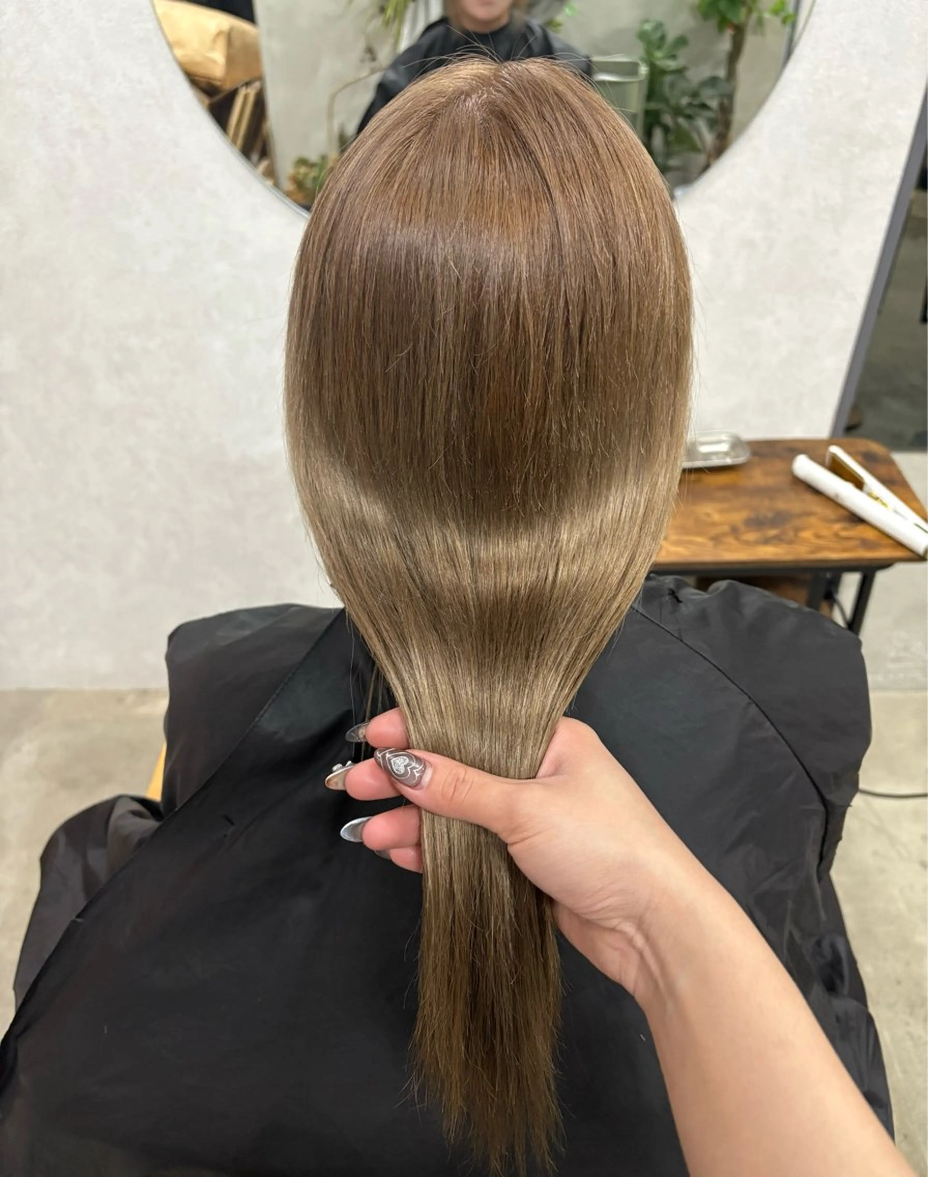 ロング カラー ヘアカラー トリートメント 天神/ハイトーン/艶 カラー/Miharuのヘアスタイル