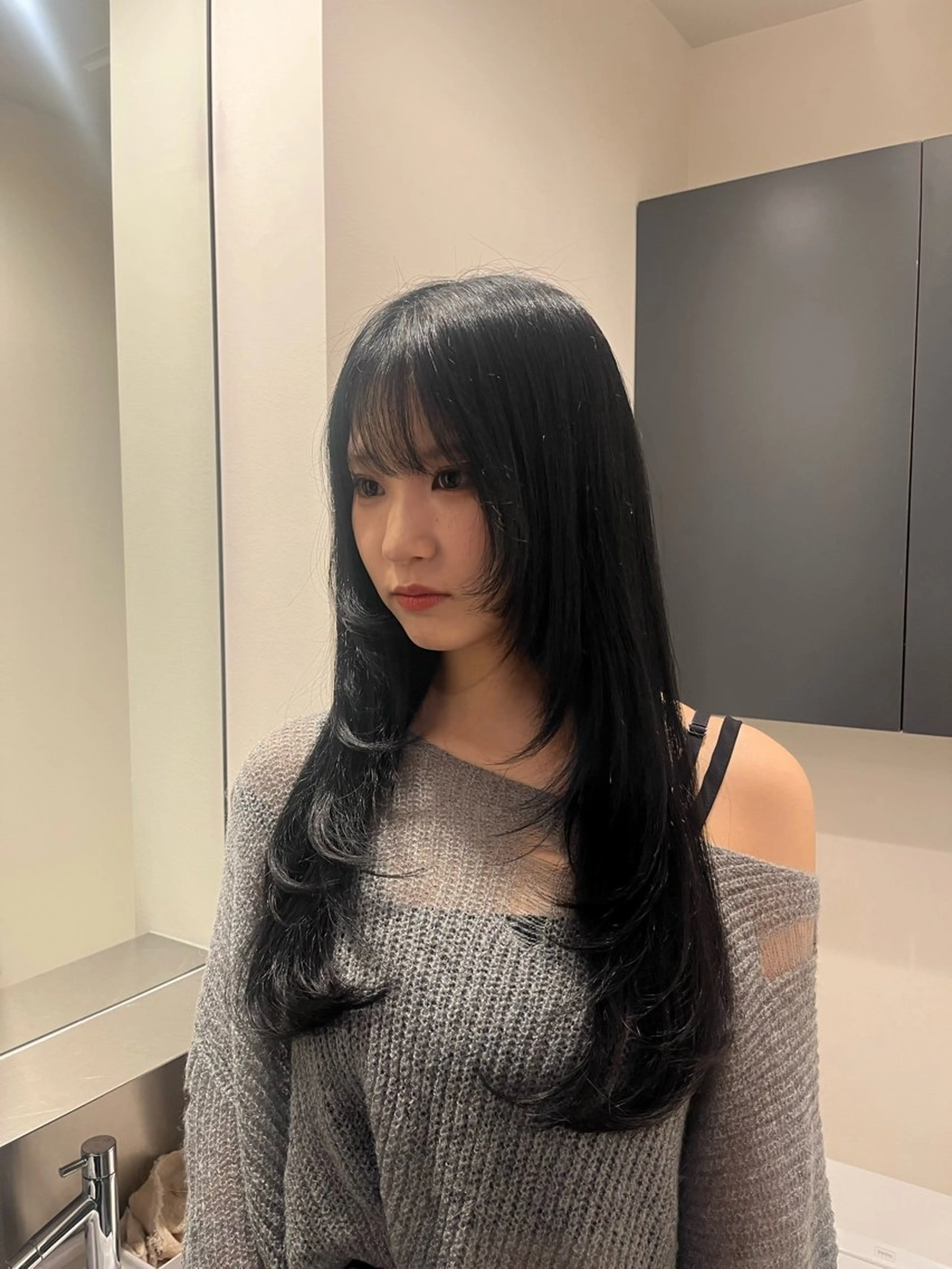 ロング ロングレイヤー レイヤーカット ロング 🦋Lond🦋 manakaのヘアスタイル