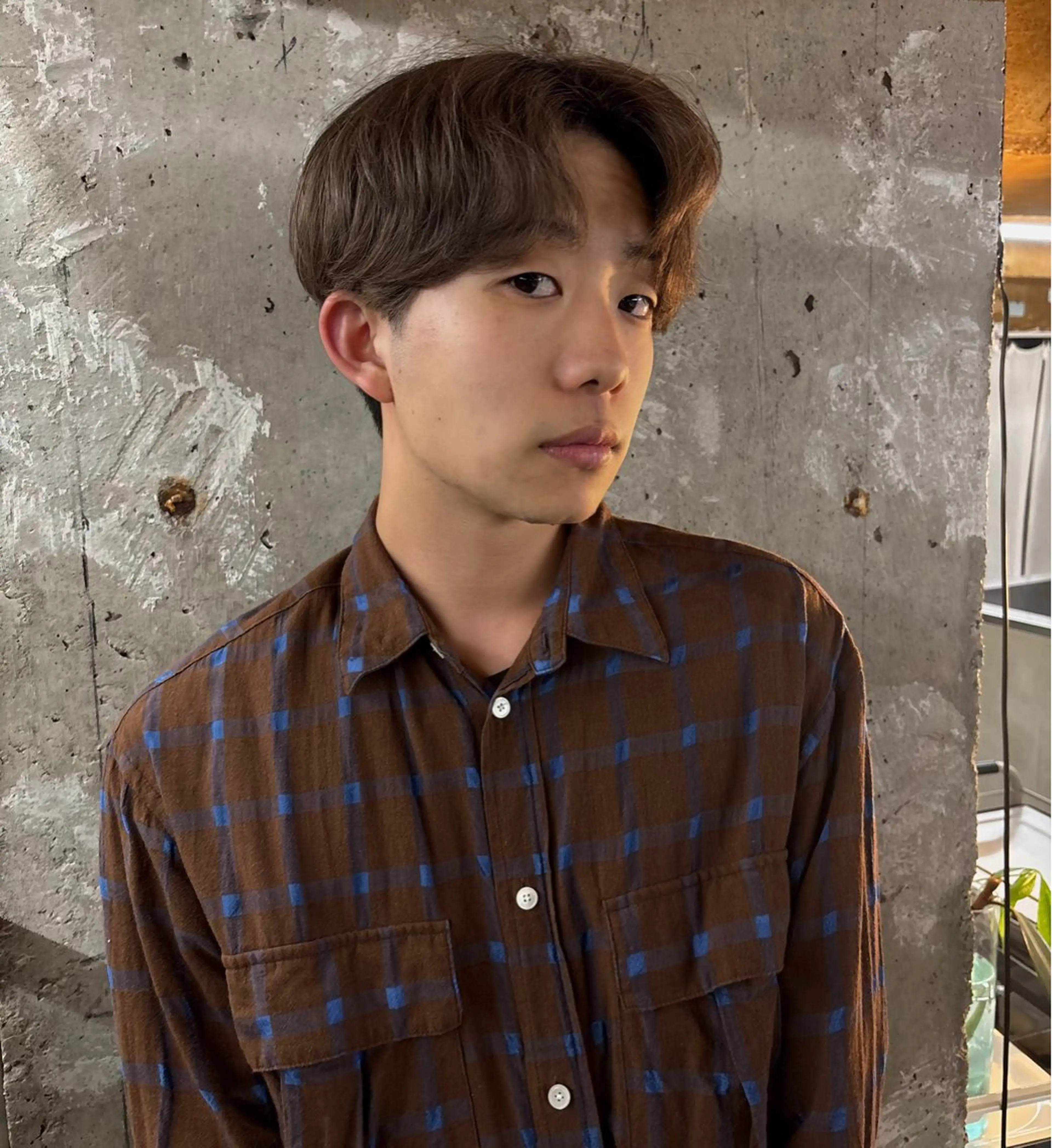 メンズ メンズブリーチ gattaca nikeのヘアスタイル