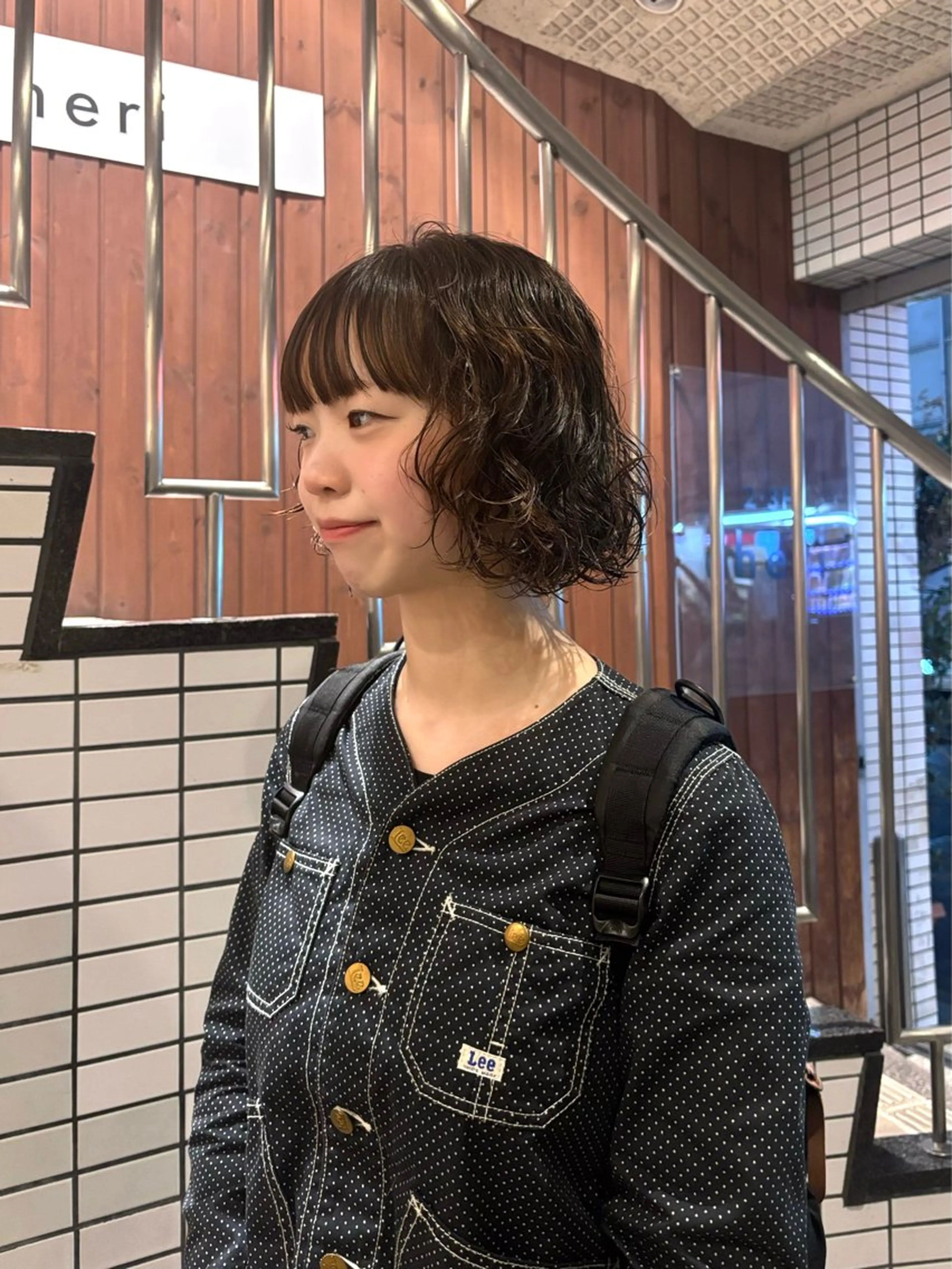 ショート ボブ ボブ/メンズ/パーマ /Tamakiのヘアスタイル