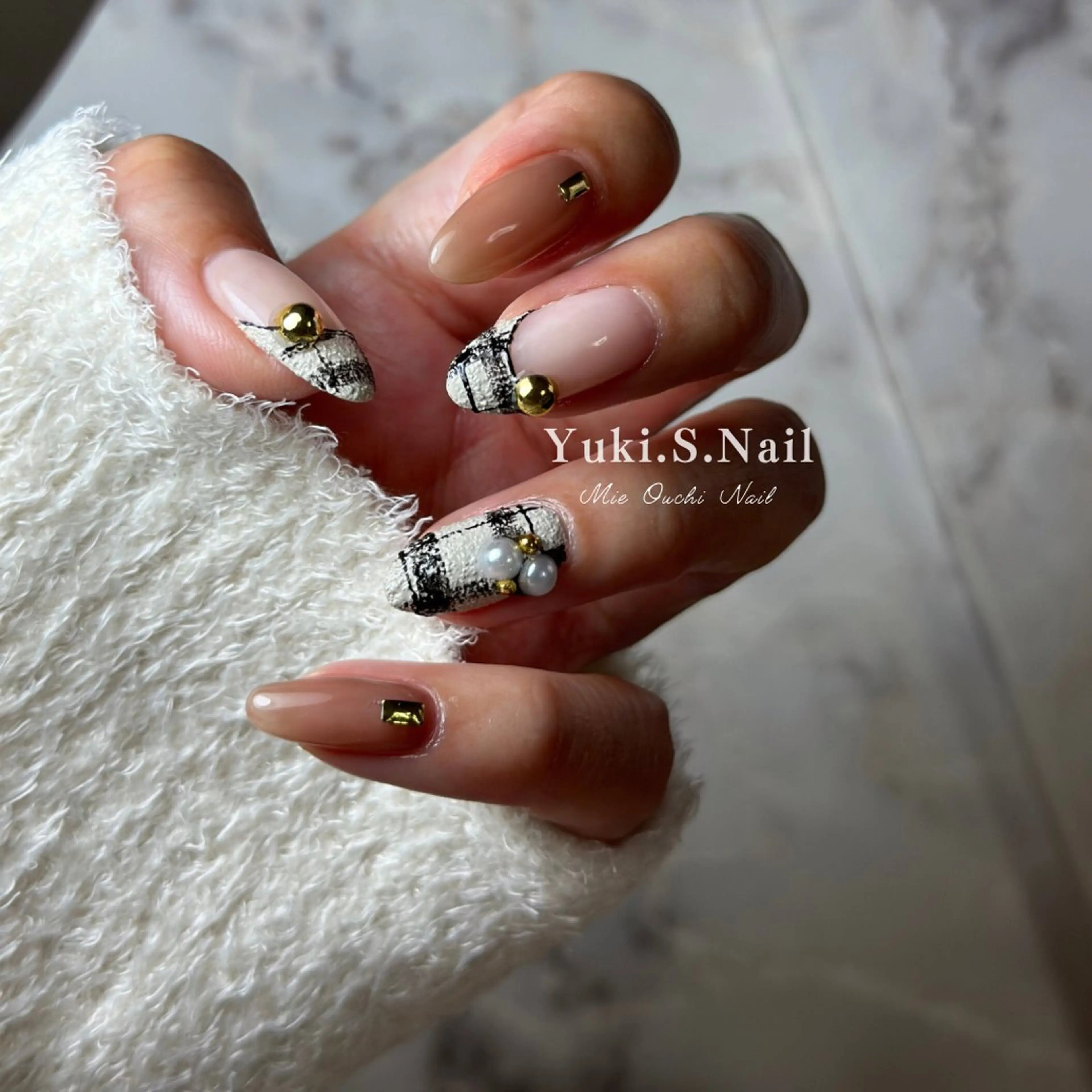 ロング ハンドネイル Yuki S.Nailのネイルデザイン