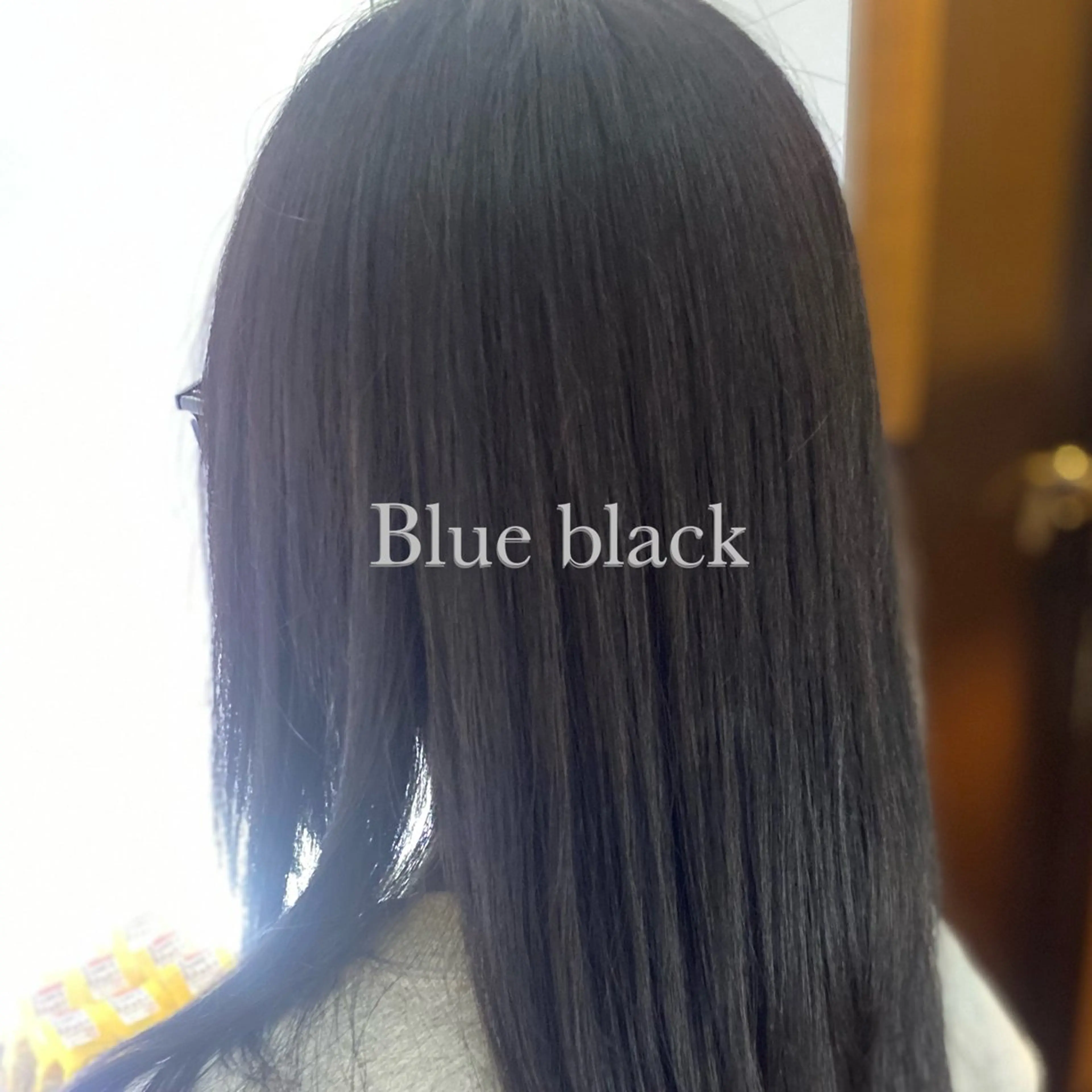 カラー 黒髪 ブリーチ ブルーカラー ブルーブラック 透明感カラー 🌷松本 穂乃佳🌷のヘアスタイル