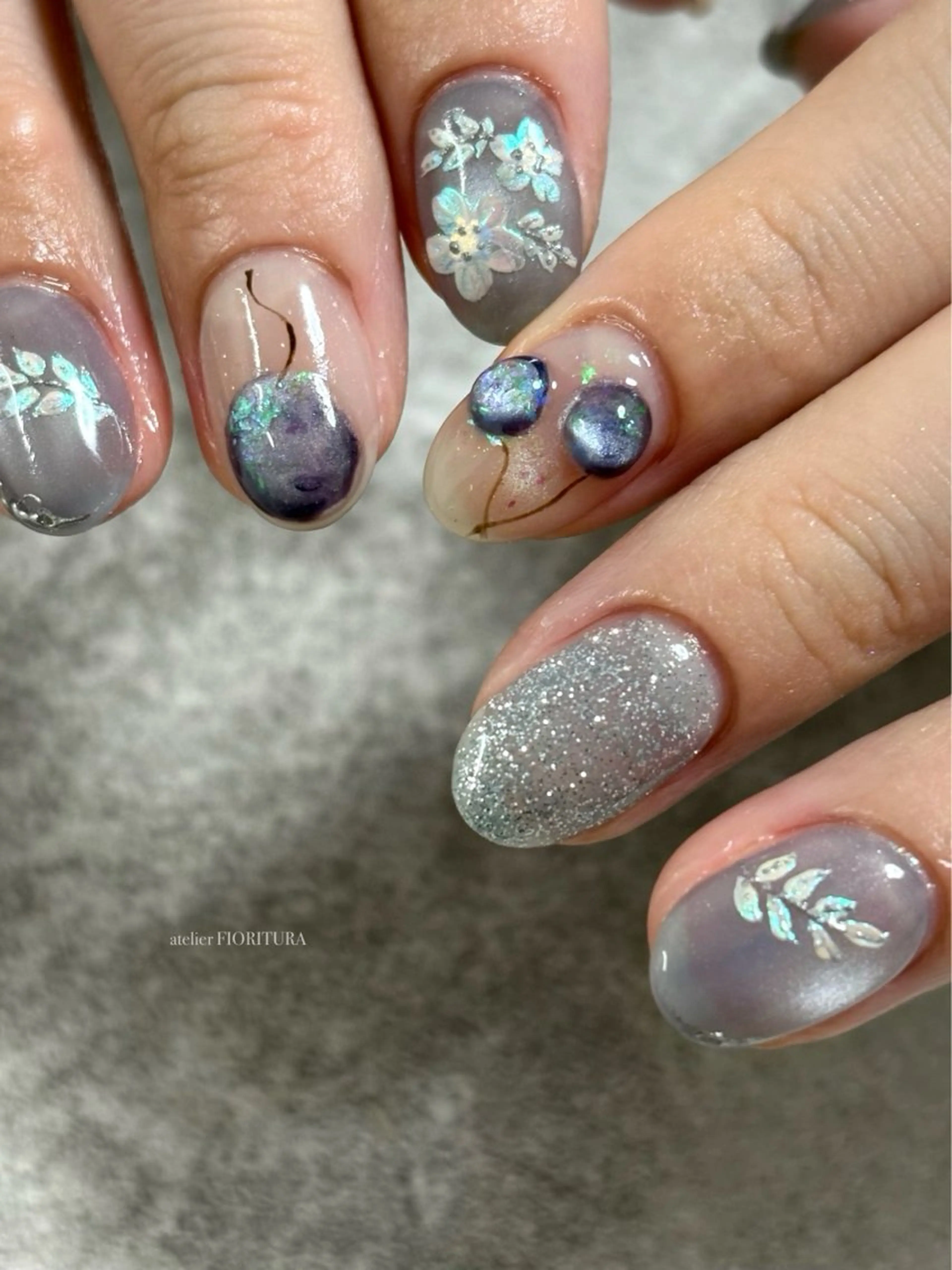ネイル ハンドネイル FIORITURA Maikoのネイルデザイン